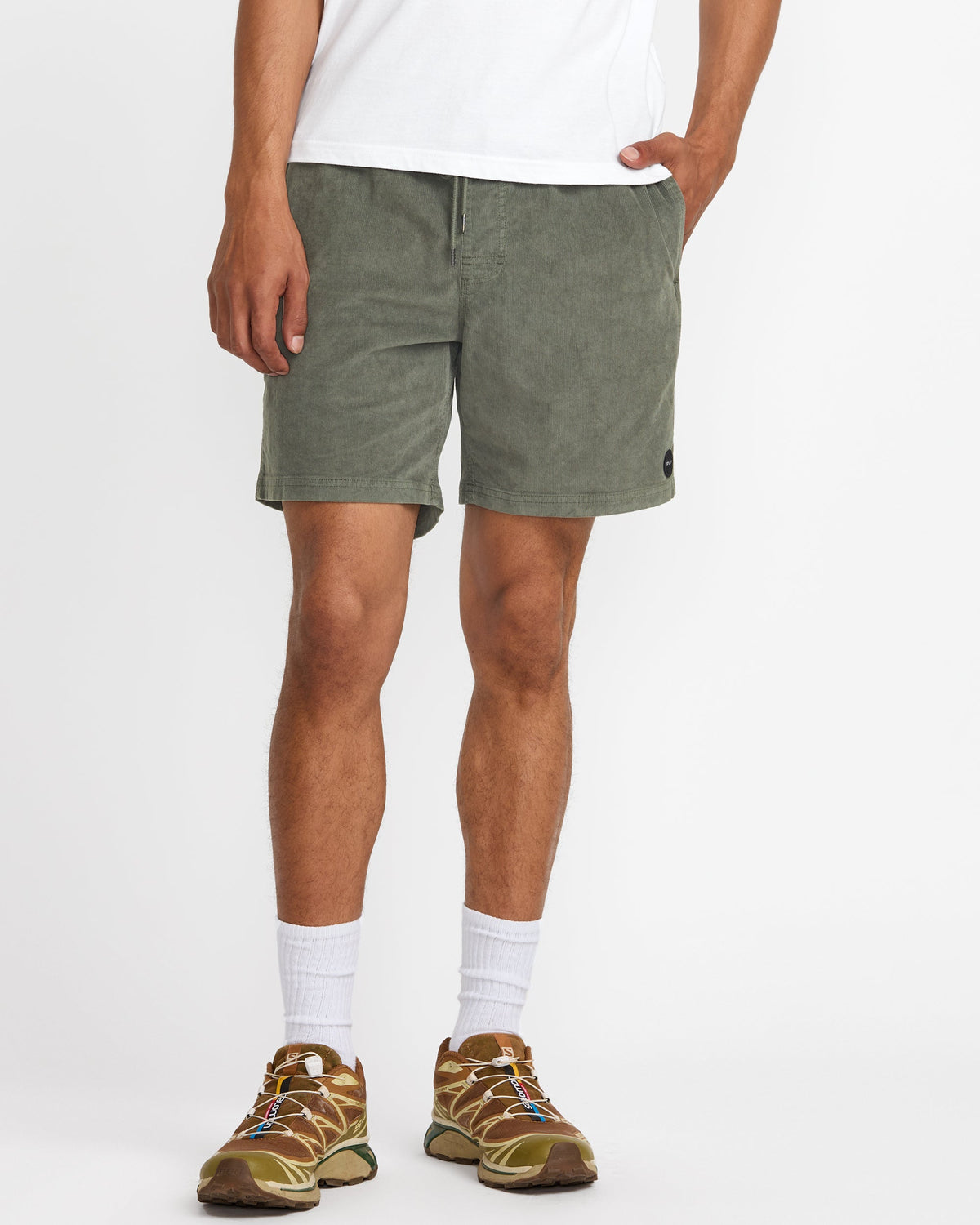 Escape Elastic Cord Short II - Sage Leaf | RVCA discount