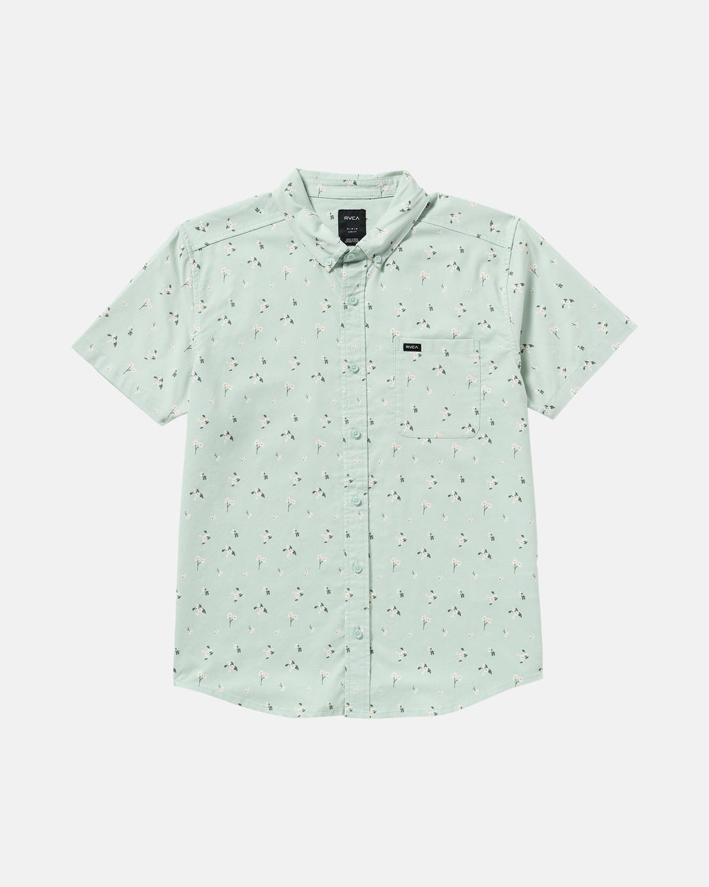 That'll Do Print Short Sleeve Shirt - Green Tea | RVCA for sale