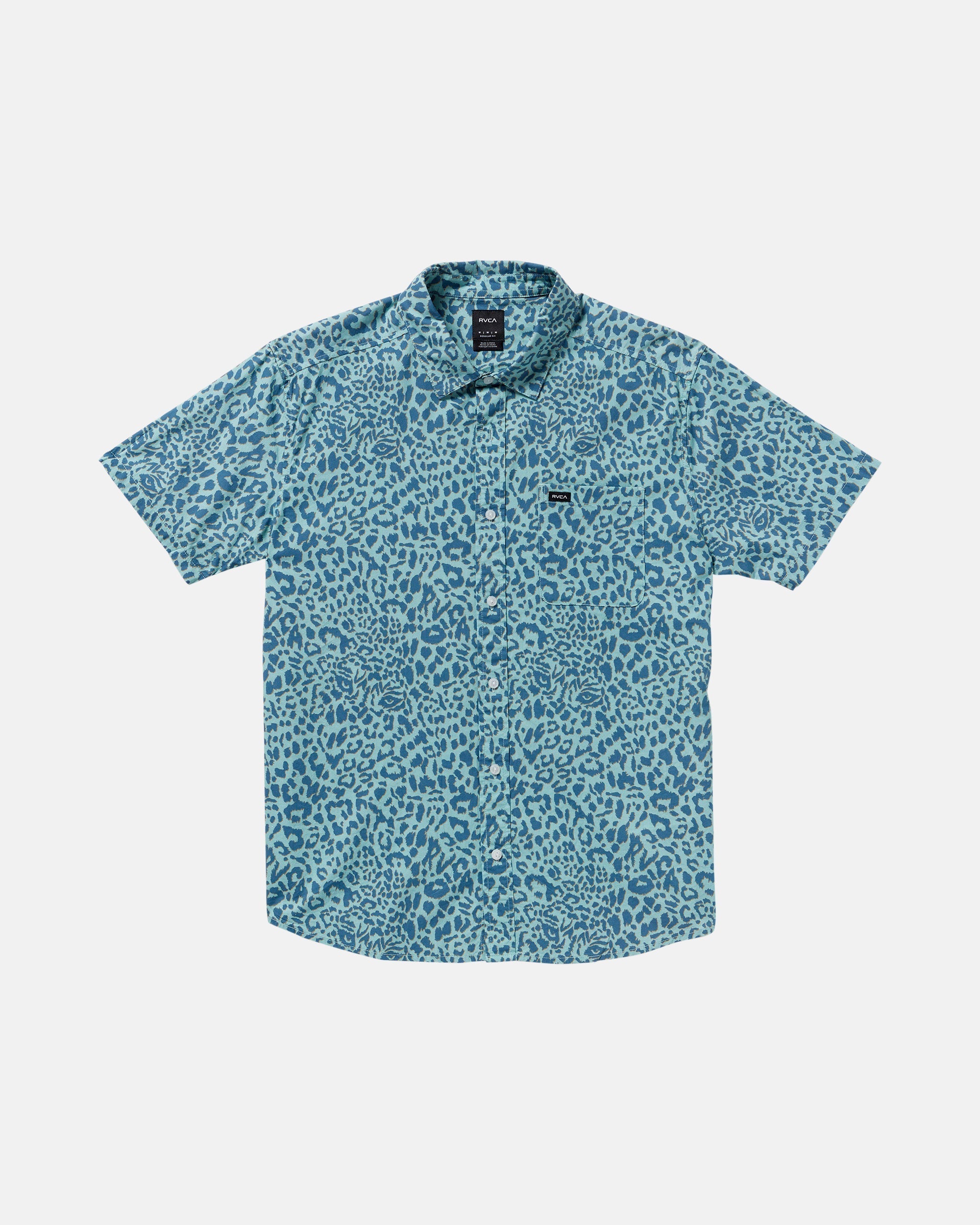 Anytime Short Sleeve Shirt - Blue Haze | RVCA outlet