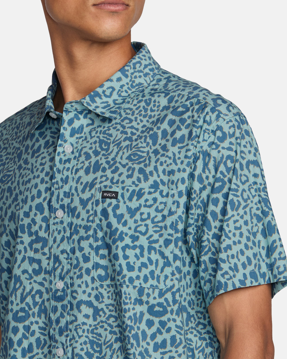 Anytime Short Sleeve Shirt - Blue Haze | RVCA outlet