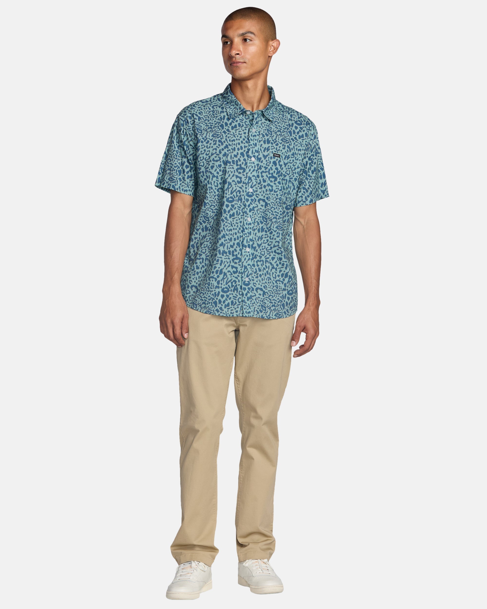 Anytime Short Sleeve Shirt - Blue Haze | RVCA outlet