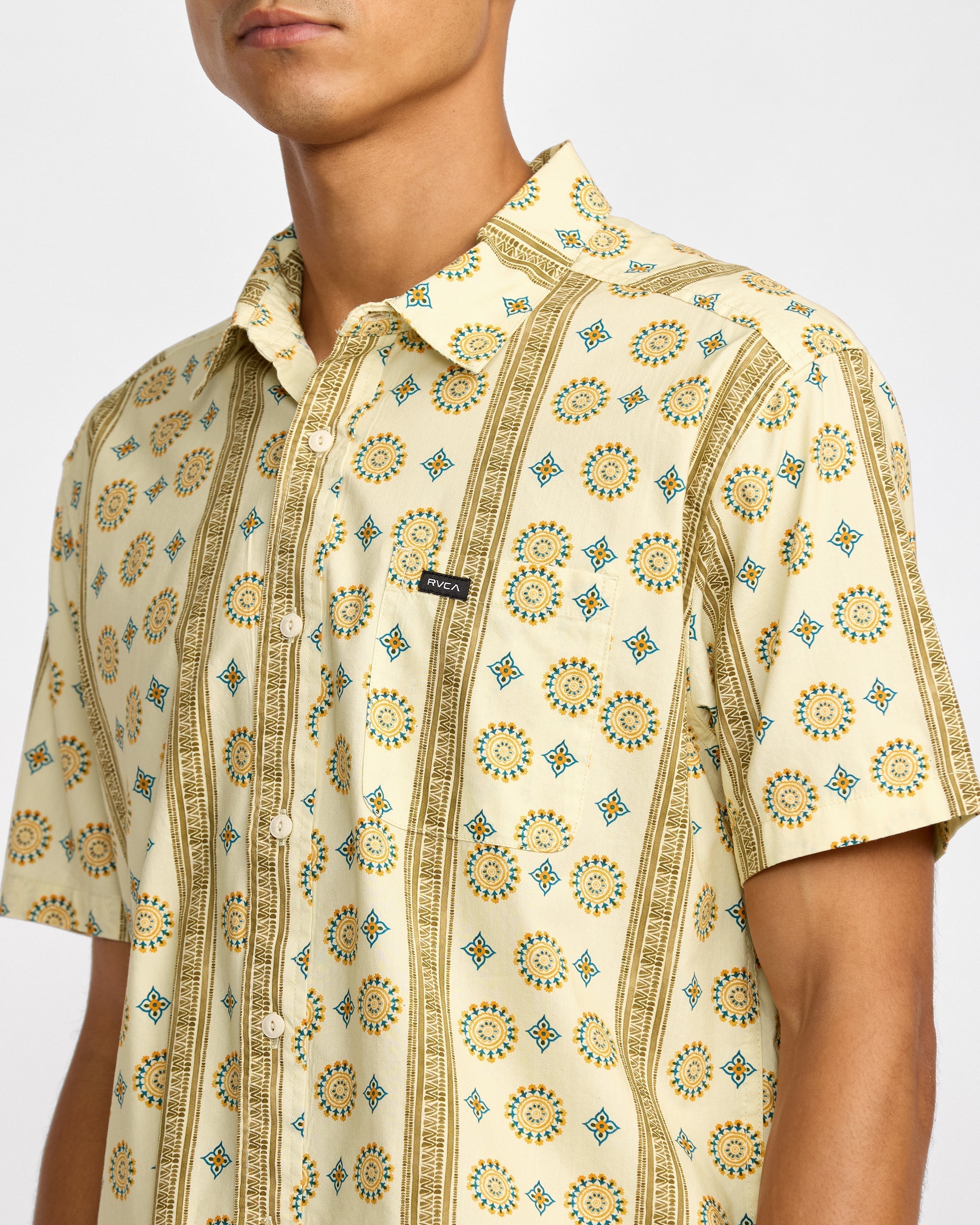 Anytime Short Sleeve Shirt - Ceramic | RVCA on sale