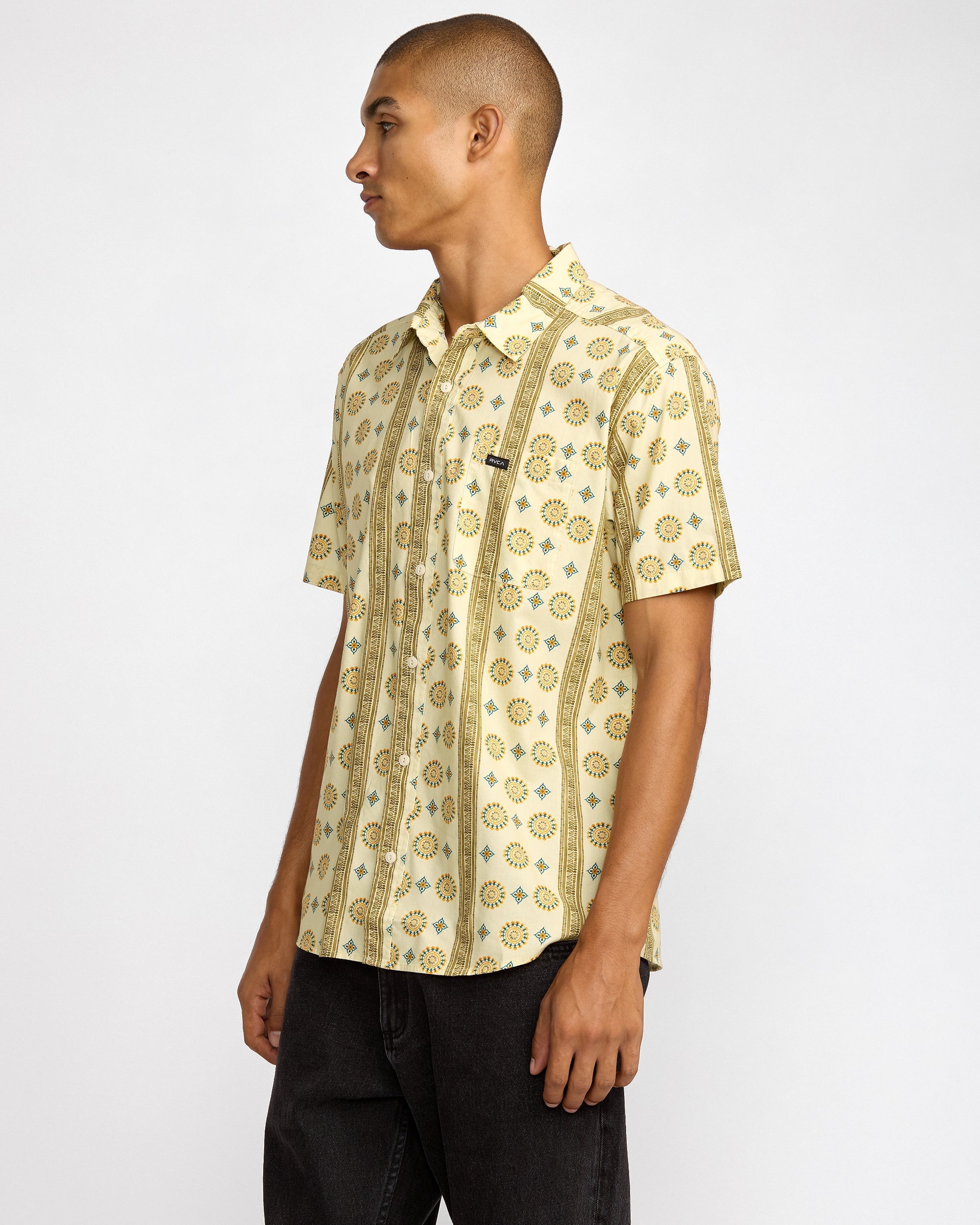 Anytime Short Sleeve Shirt - Ceramic | RVCA on sale