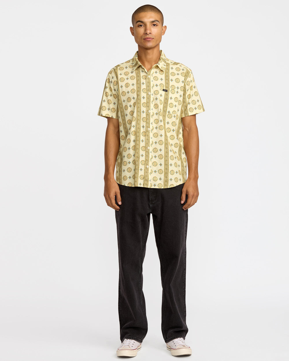 Anytime Short Sleeve Shirt - Ceramic | RVCA on sale