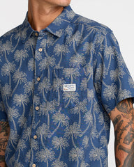 Exotica Short Sleeve Shirt - Dark Denim | RVCA for sale