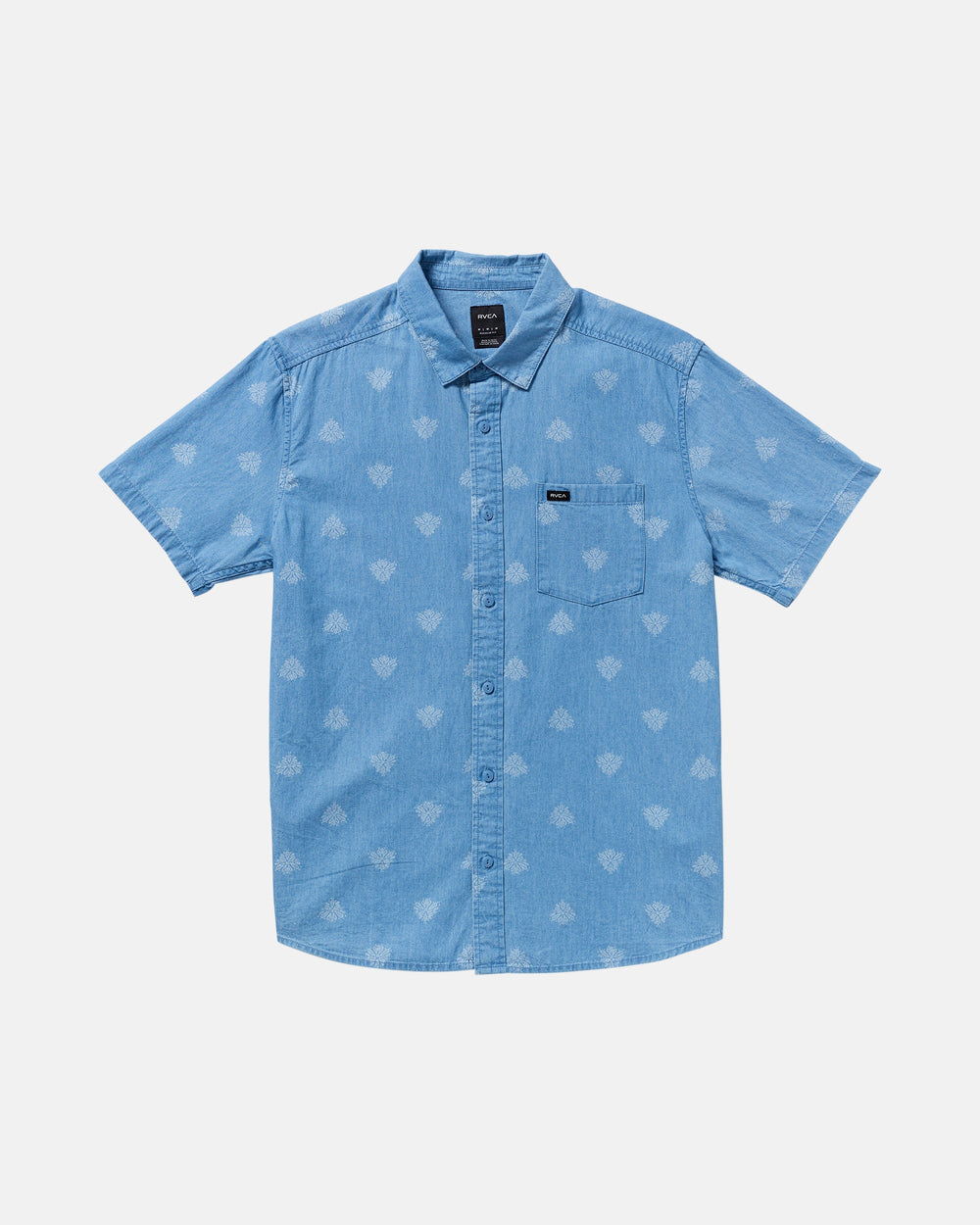 Frame Short Sleeve Shirt - Washed Chambray | RVCA on sale