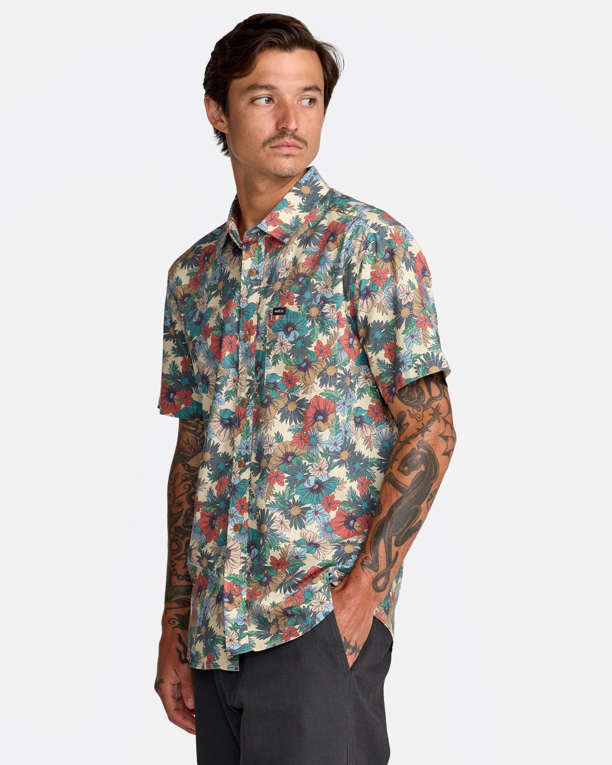 Botanical Short Sleeve Shirt - Ceramic | RVCA near me