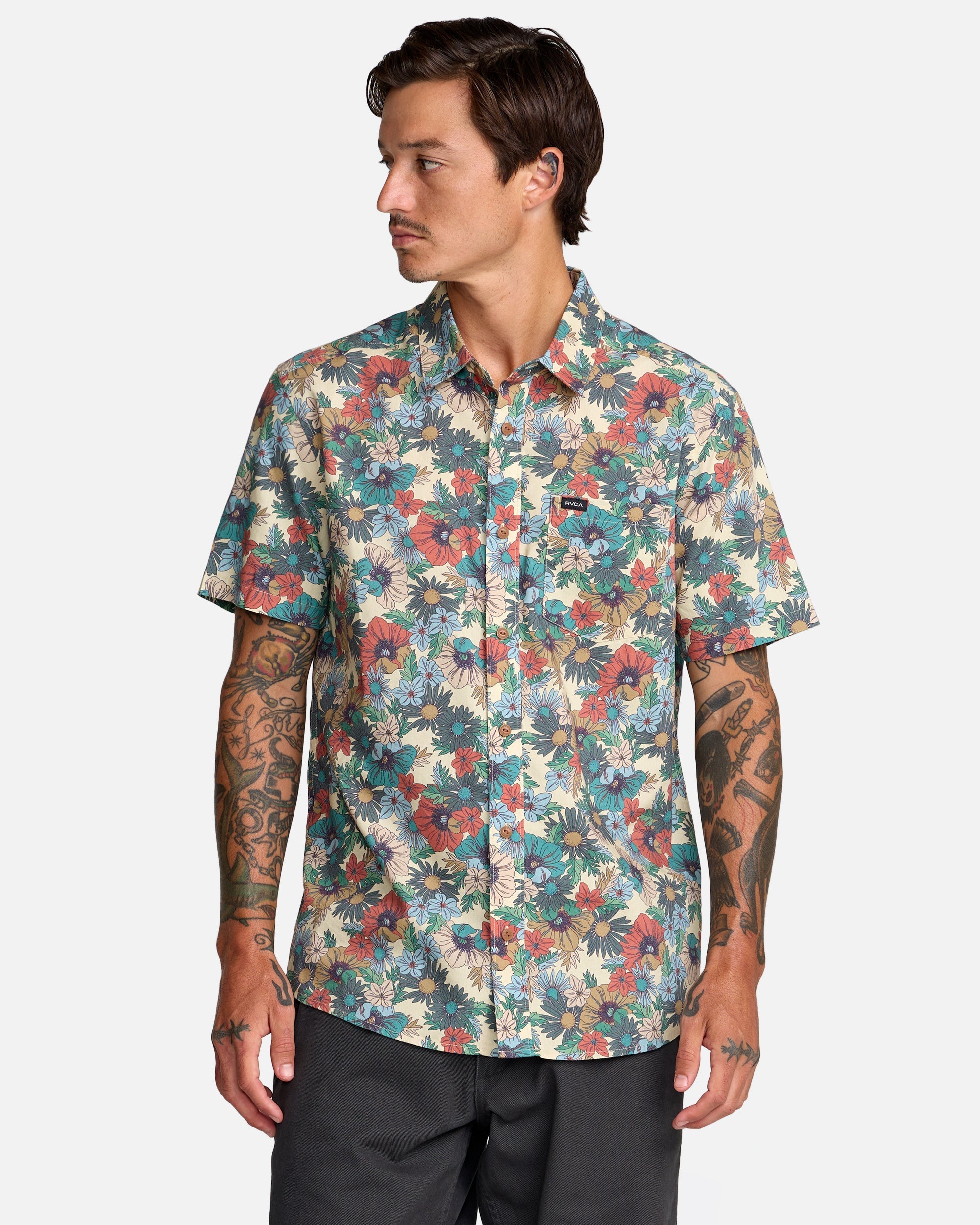 Botanical Short Sleeve Shirt - Ceramic | RVCA near me