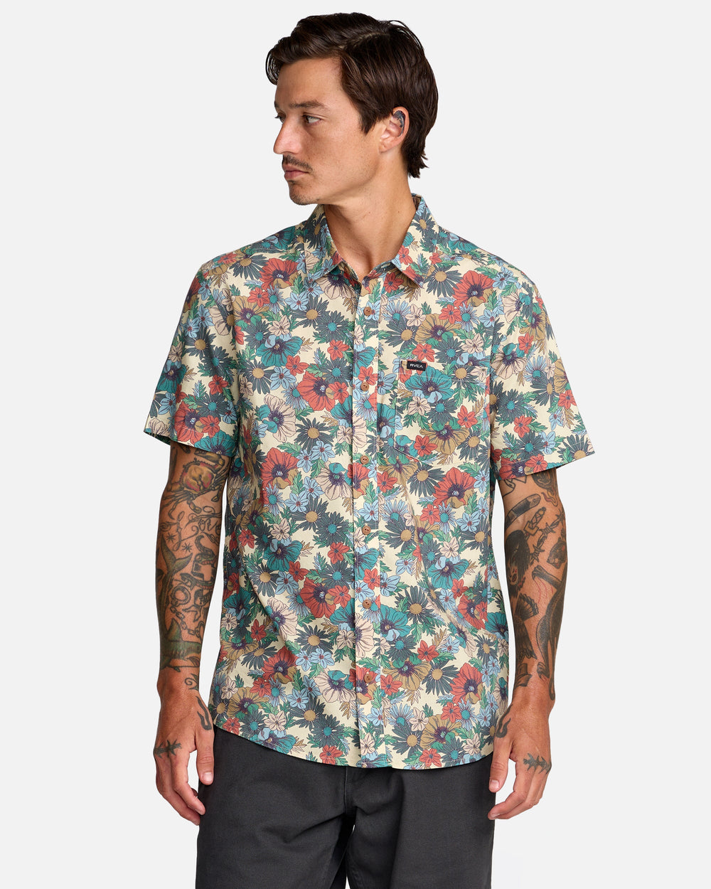 Botanical Short Sleeve Shirt - Ceramic | RVCA near me