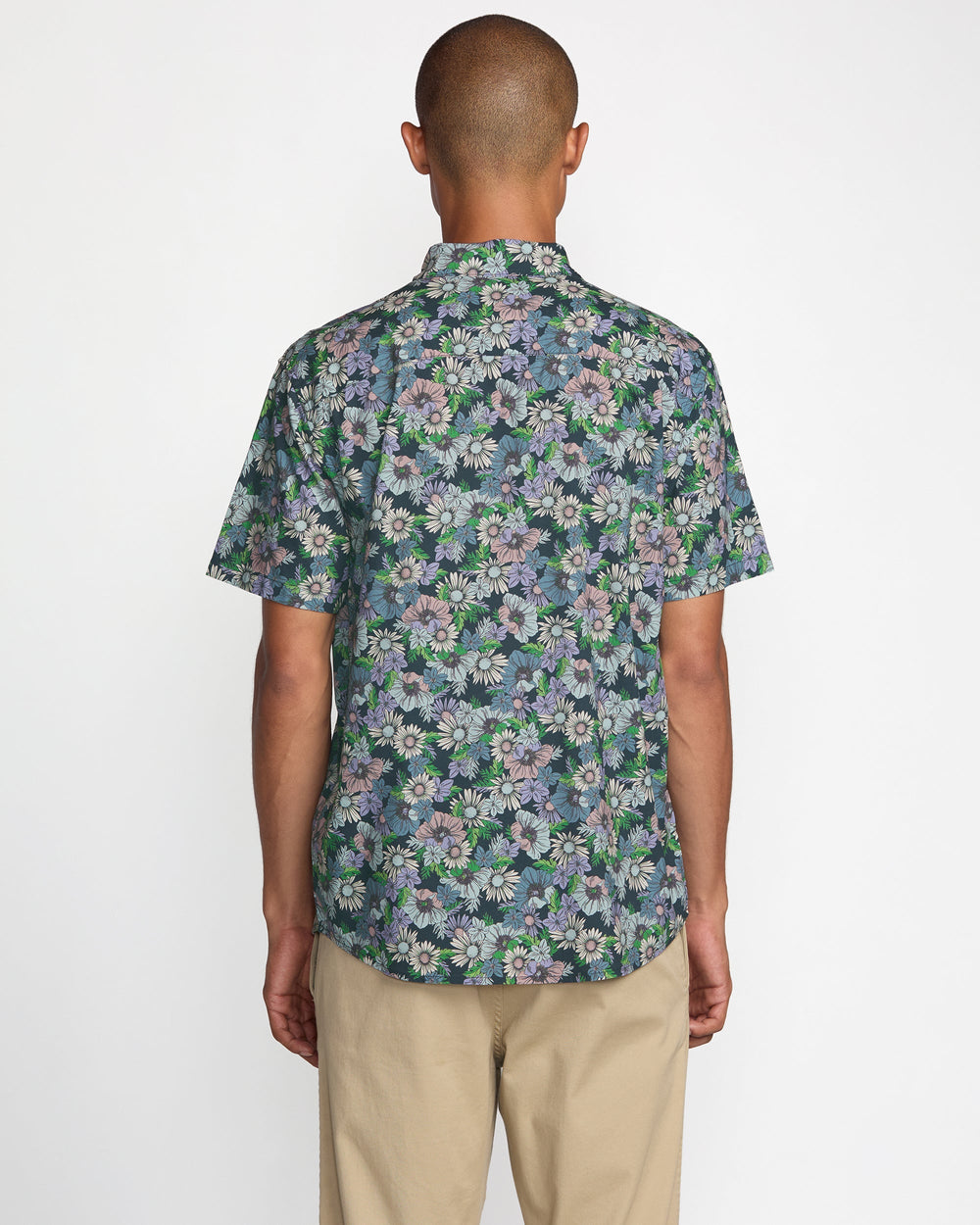 Botanical Short Sleeve Shirt - Garage Blue | RVCA online
