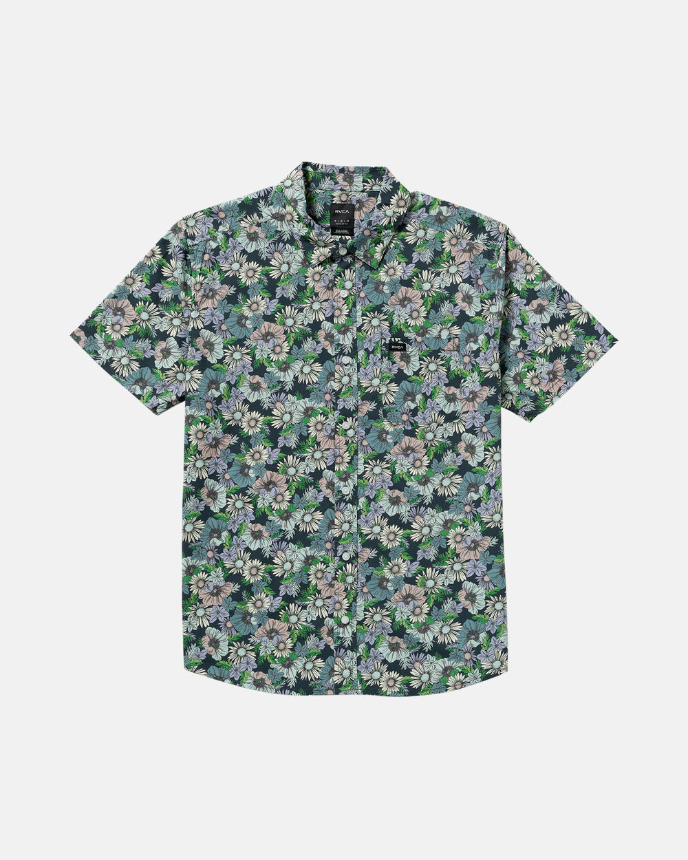 Botanical Short Sleeve Shirt - Garage Blue | RVCA online