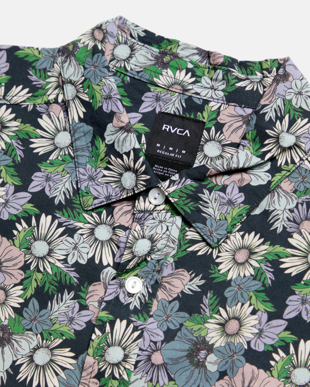 Botanical Short Sleeve Shirt - Garage Blue | RVCA online