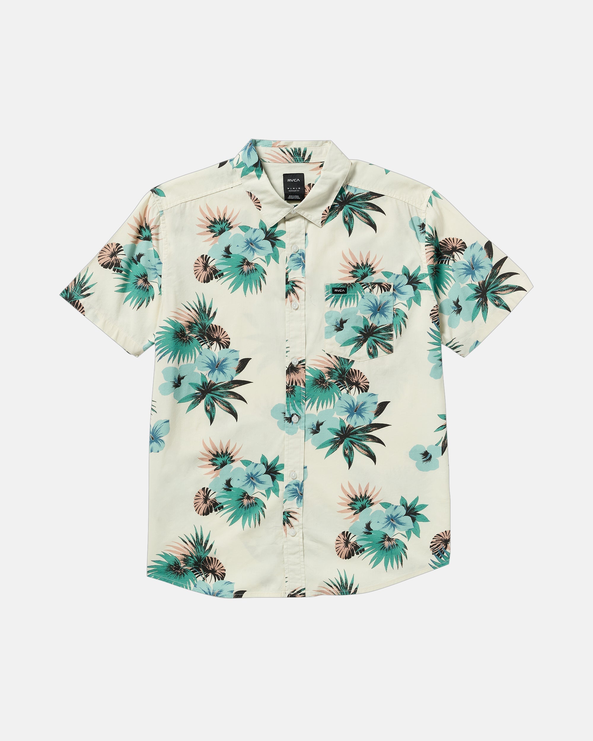 Botanical Short Sleeve Shirt - Light Khaki | RVCA US