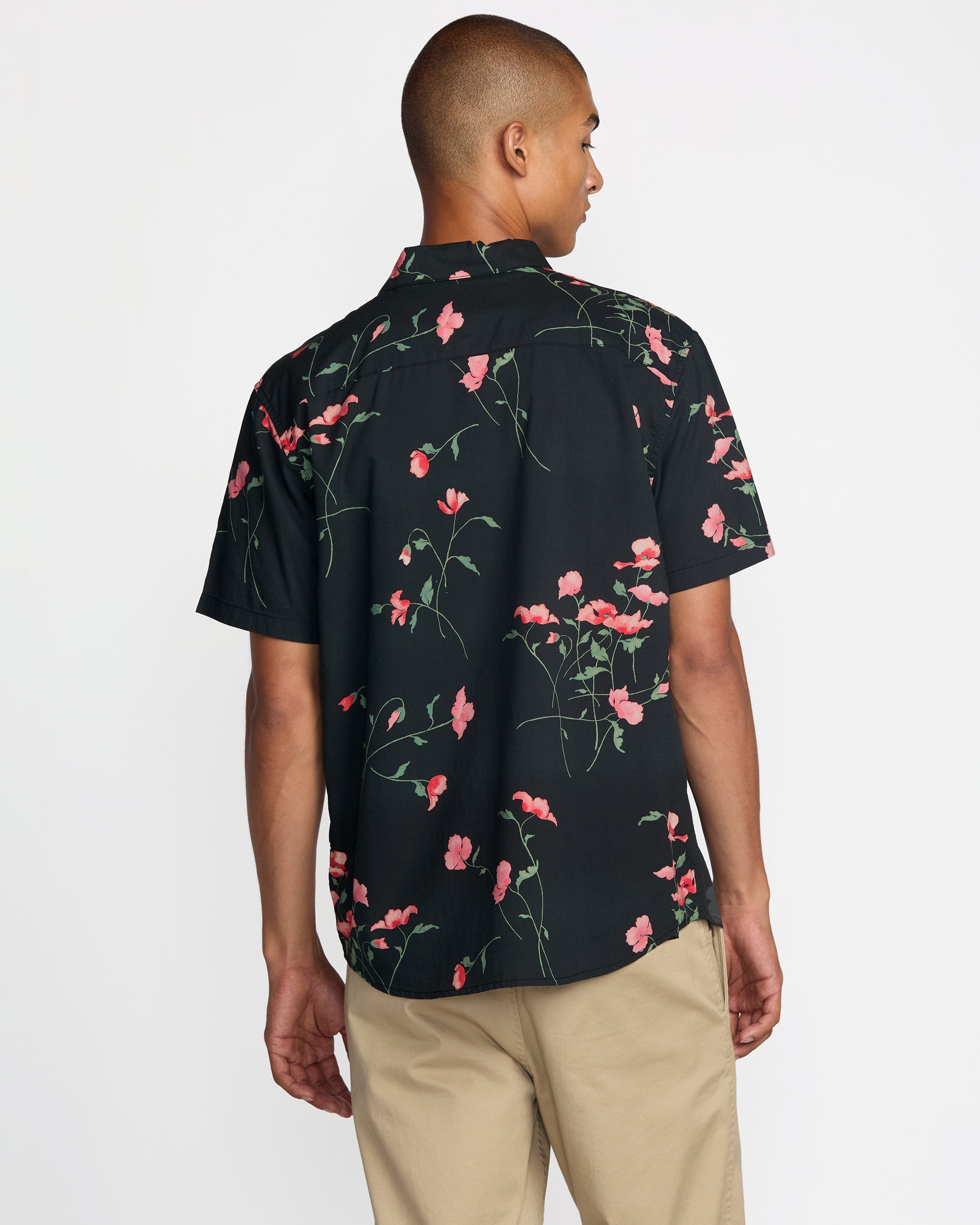 Botanical Short Sleeve Shirt - Pirate Black | RVCA online