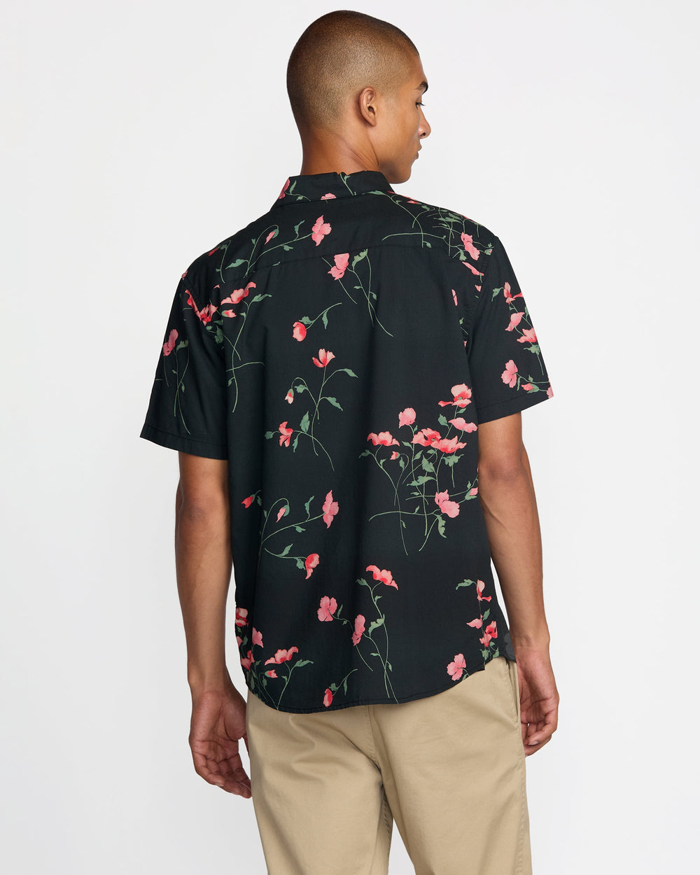 Botanical Short Sleeve Shirt - Pirate Black | RVCA online