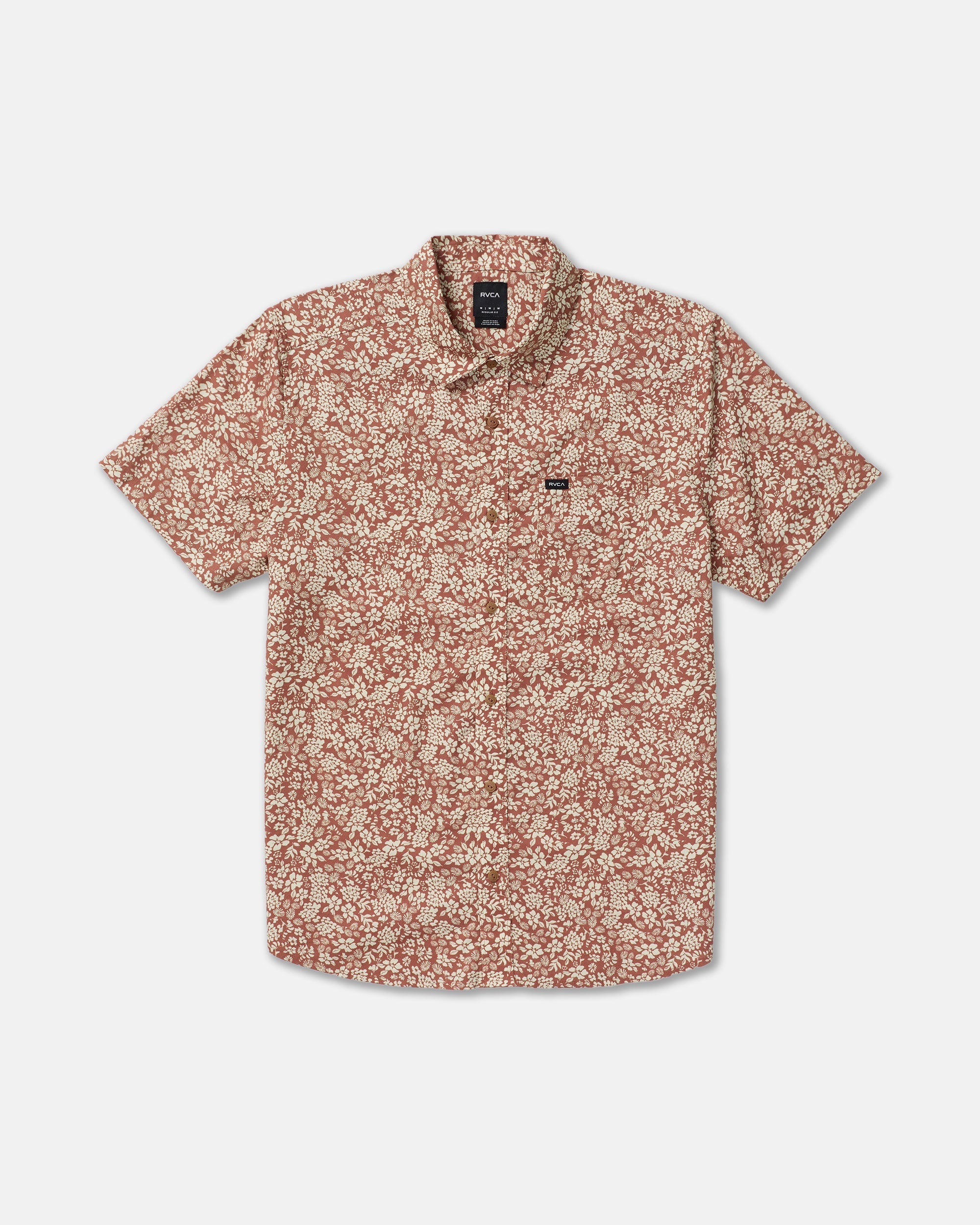 Botanical Short Sleeve Shirt - Rawhide | RVCA discount