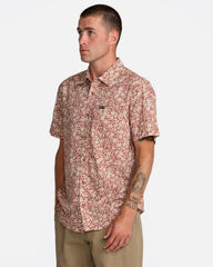 Botanical Short Sleeve Shirt - Rawhide | RVCA discount