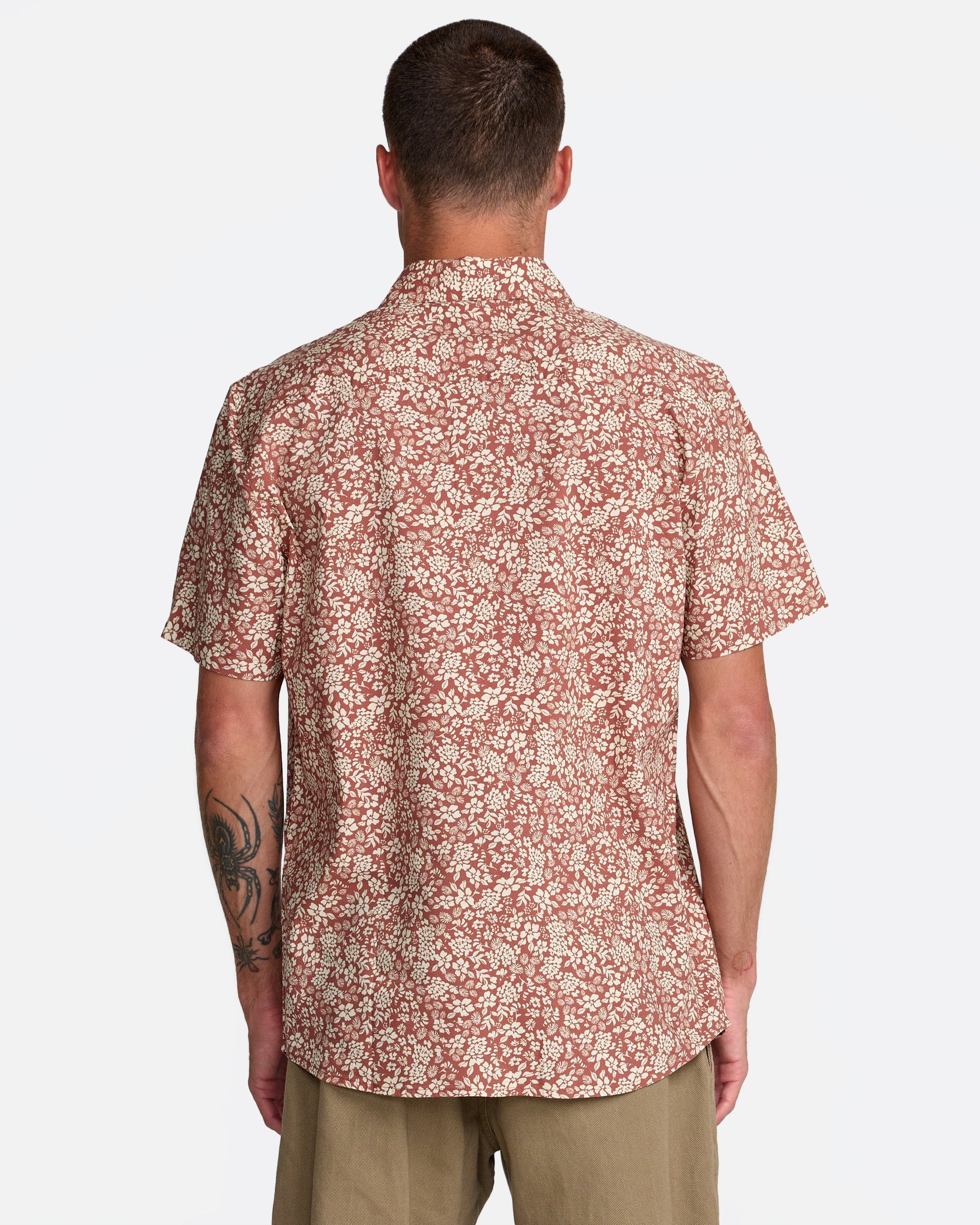 Botanical Short Sleeve Shirt - Rawhide | RVCA discount