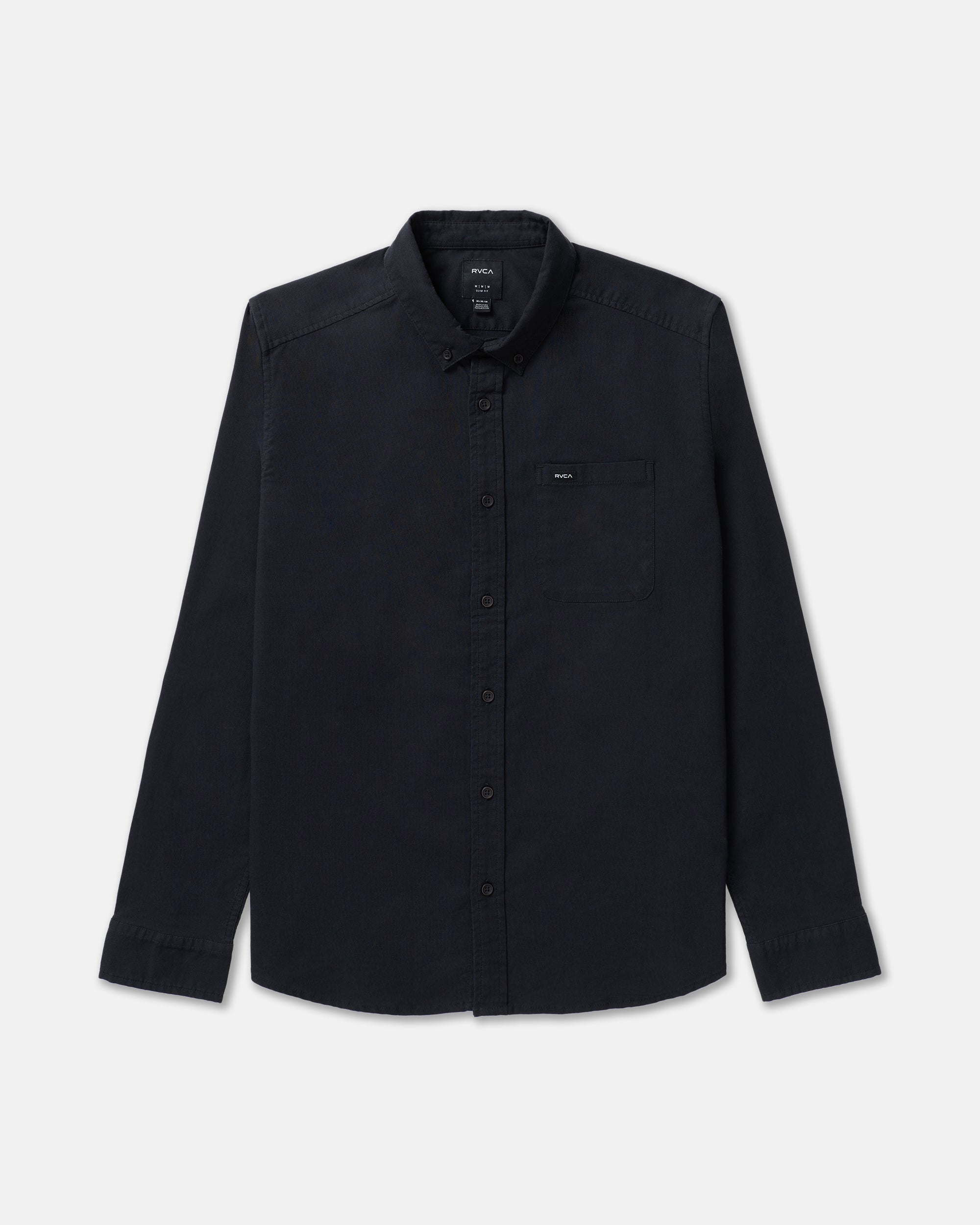That'll Do Stretch Long Sleeve Shirt - Black | RVCA online