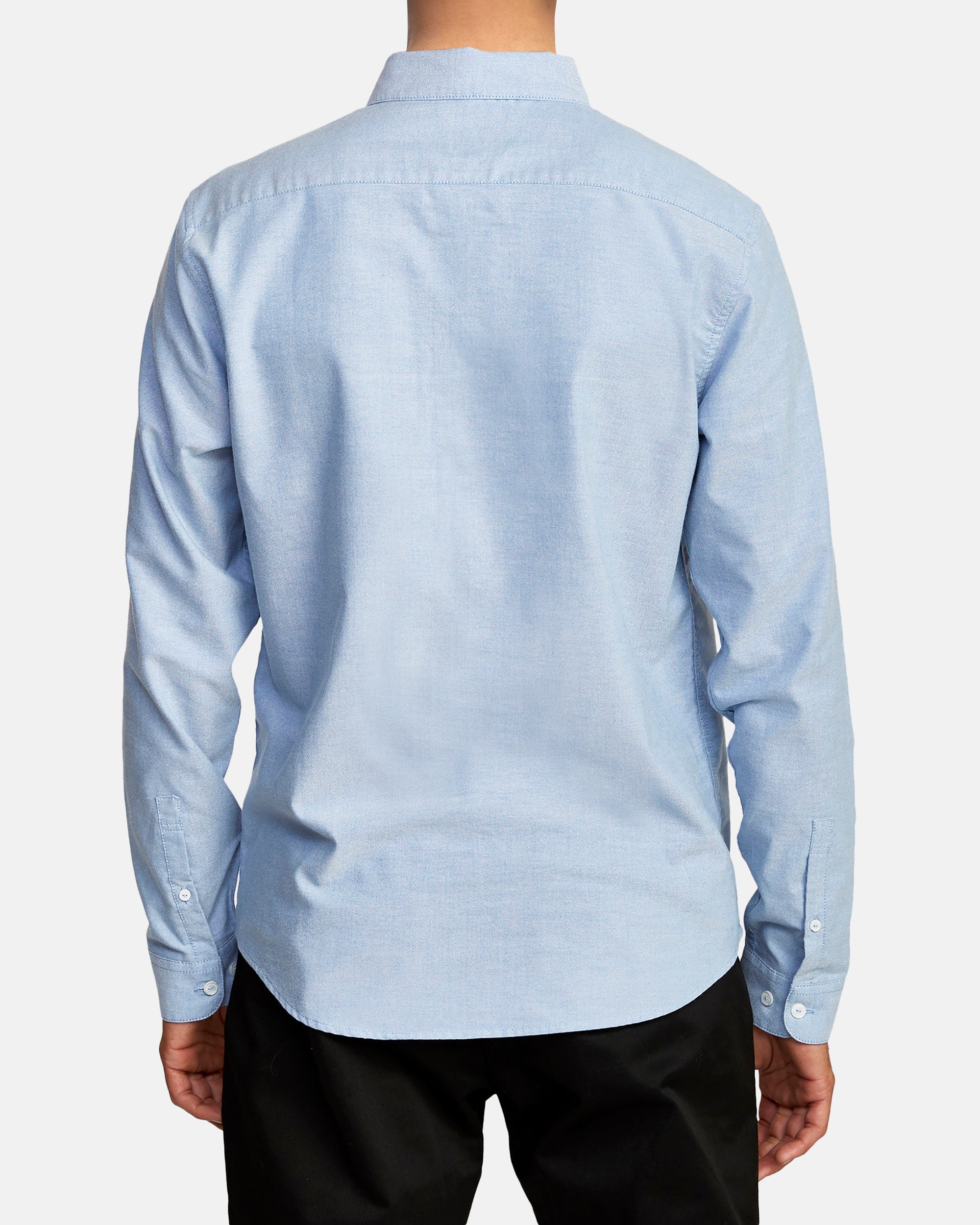 That'll Do Stretch Long Sleeve Shirt - Oxford Blue | RVCA US