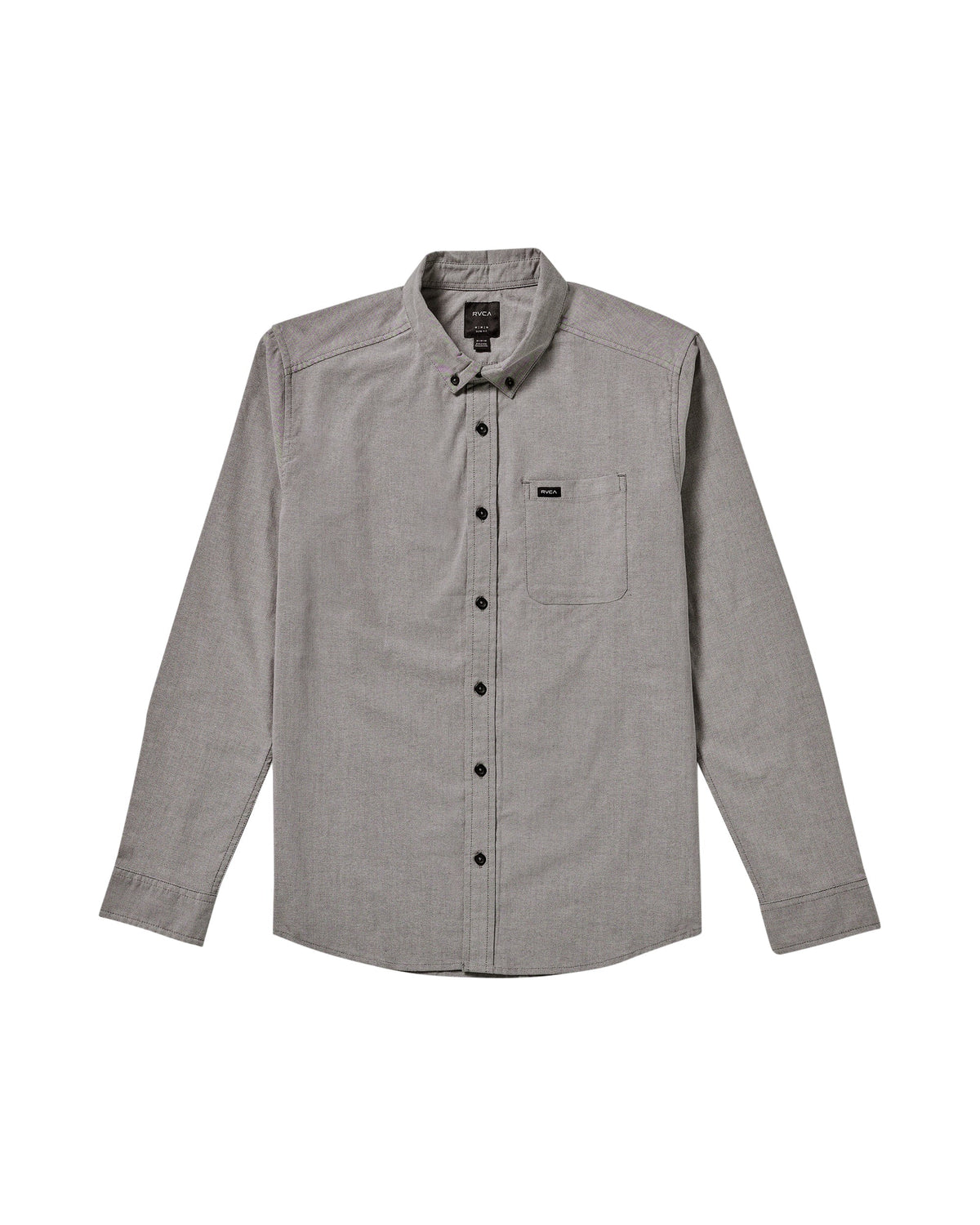 That'll Do Stretch Woven Long Sleeve Shirt - Pavement | RVCA for sale