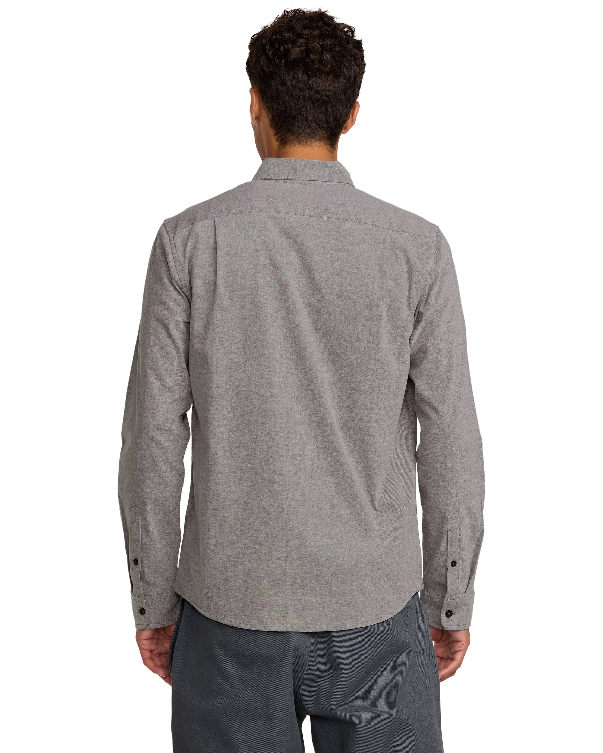 That'll Do Stretch Woven Long Sleeve Shirt - Pavement | RVCA for sale