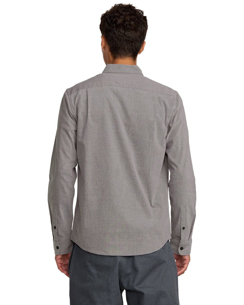That'll Do Stretch Woven Long Sleeve Shirt - Pavement | RVCA for sale