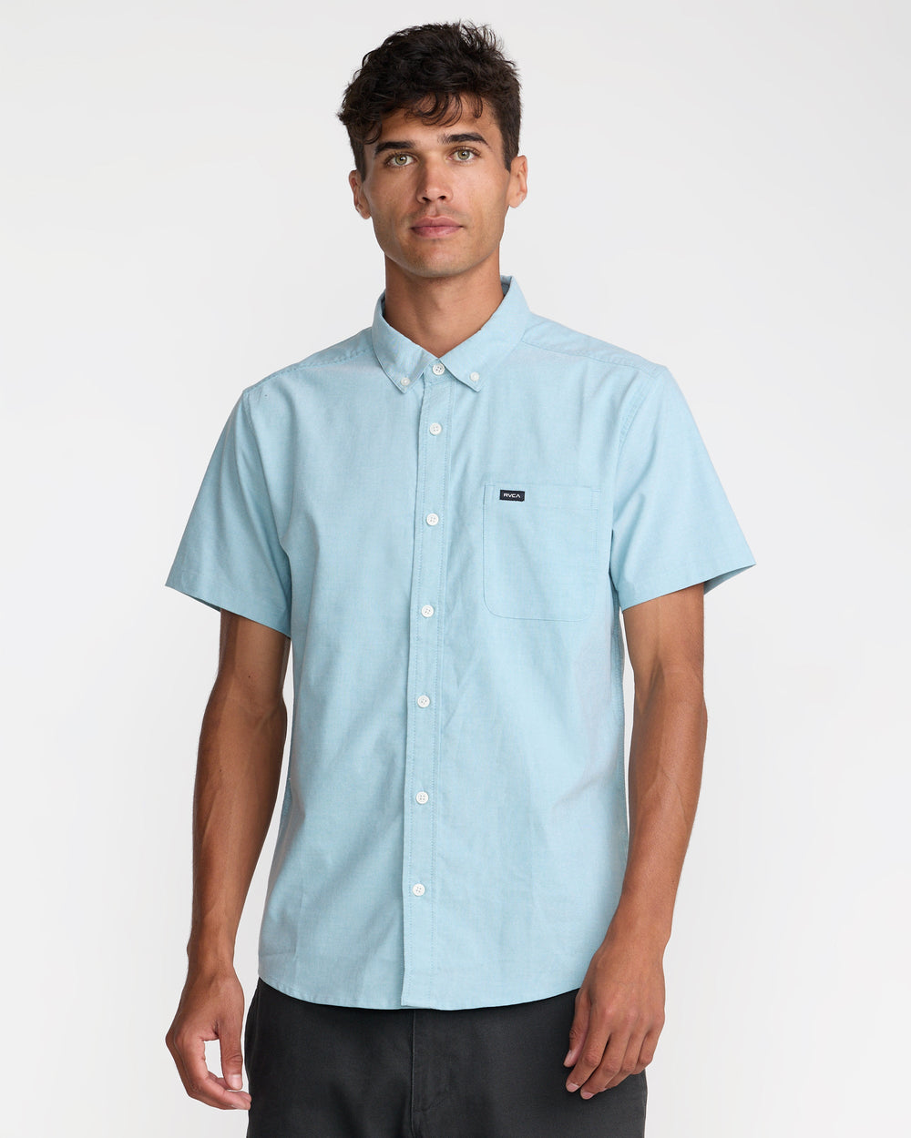 That'll Do Stretch Short Sleeve Shirt - Deep Teal | RVCA outlet