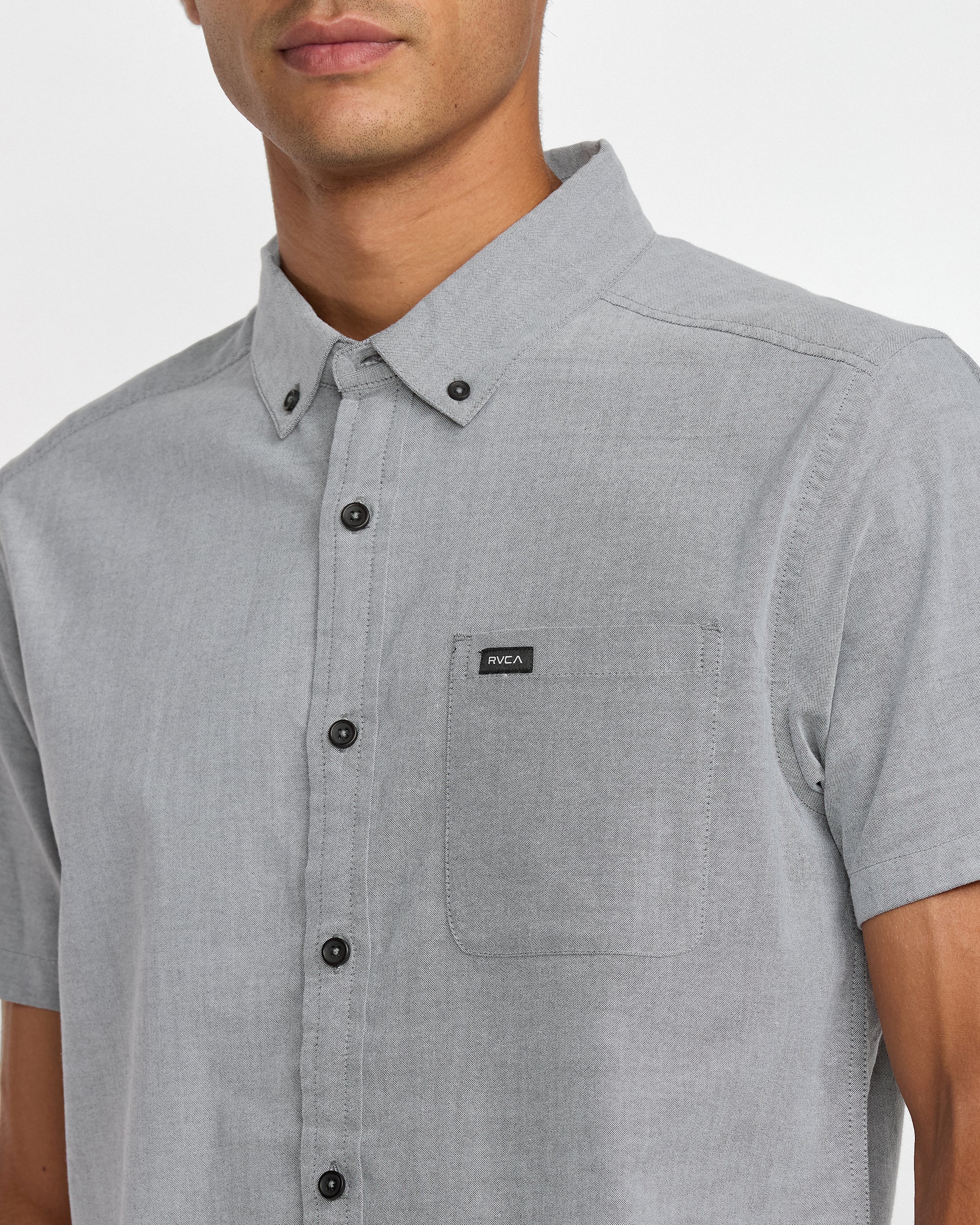 That'll Do Stretch Stretch Short Sleeve Shirt - Garage Blue | RVCA outlet