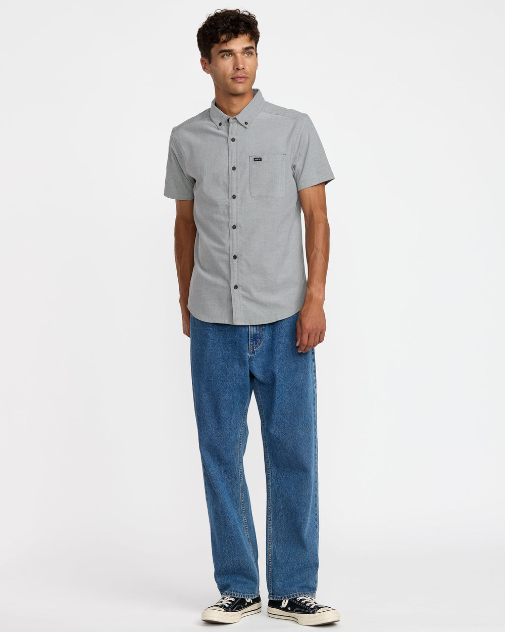 That'll Do Stretch Stretch Short Sleeve Shirt - Garage Blue | RVCA outlet