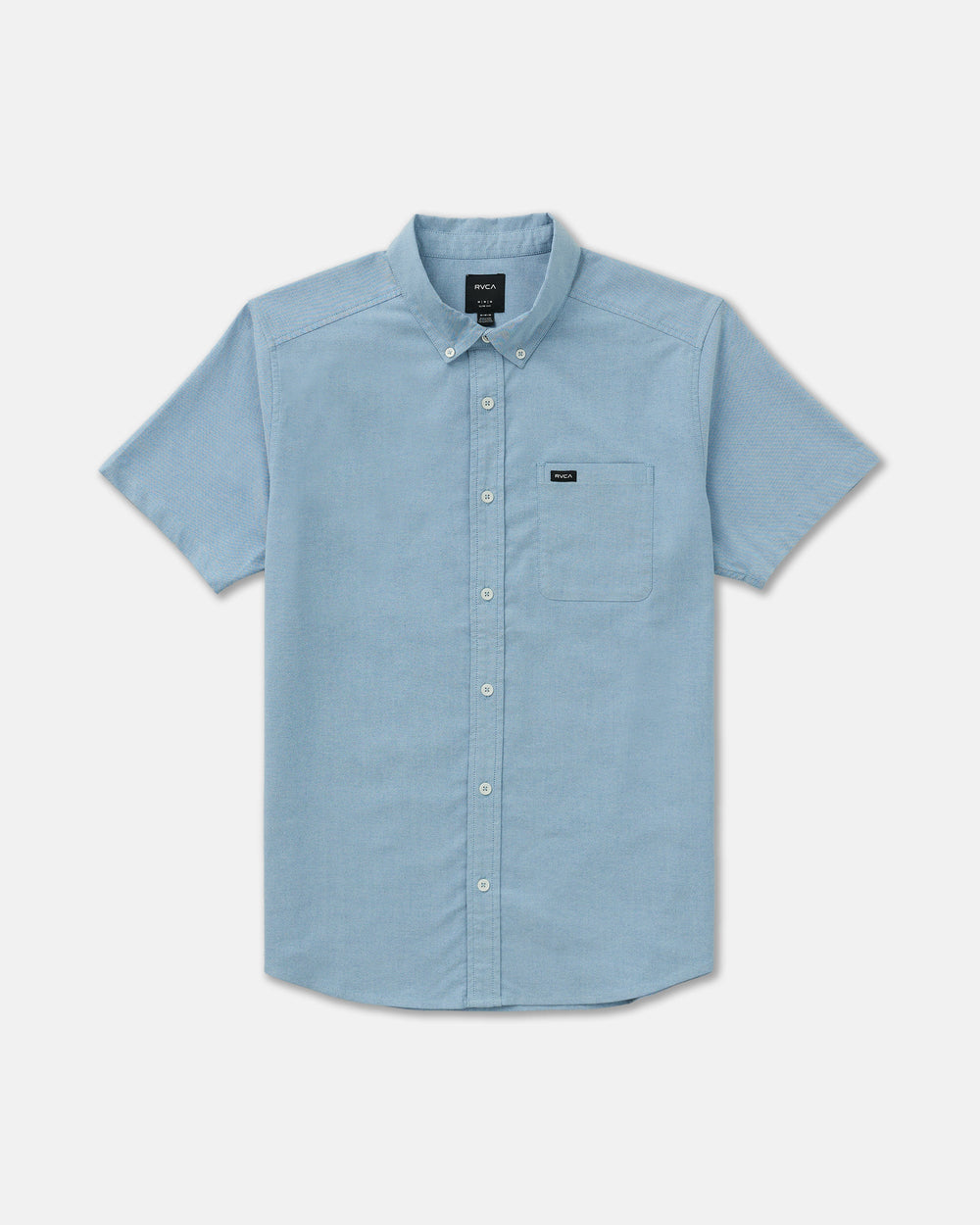 That'll Do Stretch Short Sleeve Shirt - Oxford Blue | RVCA discount