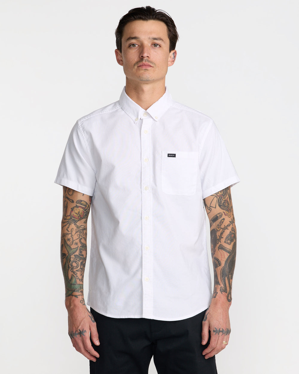 That'll Do Stretch Short Sleeve Shirt - White | RVCA outlet
