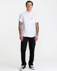 That'll Do Stretch Short Sleeve Shirt - White | RVCA outlet