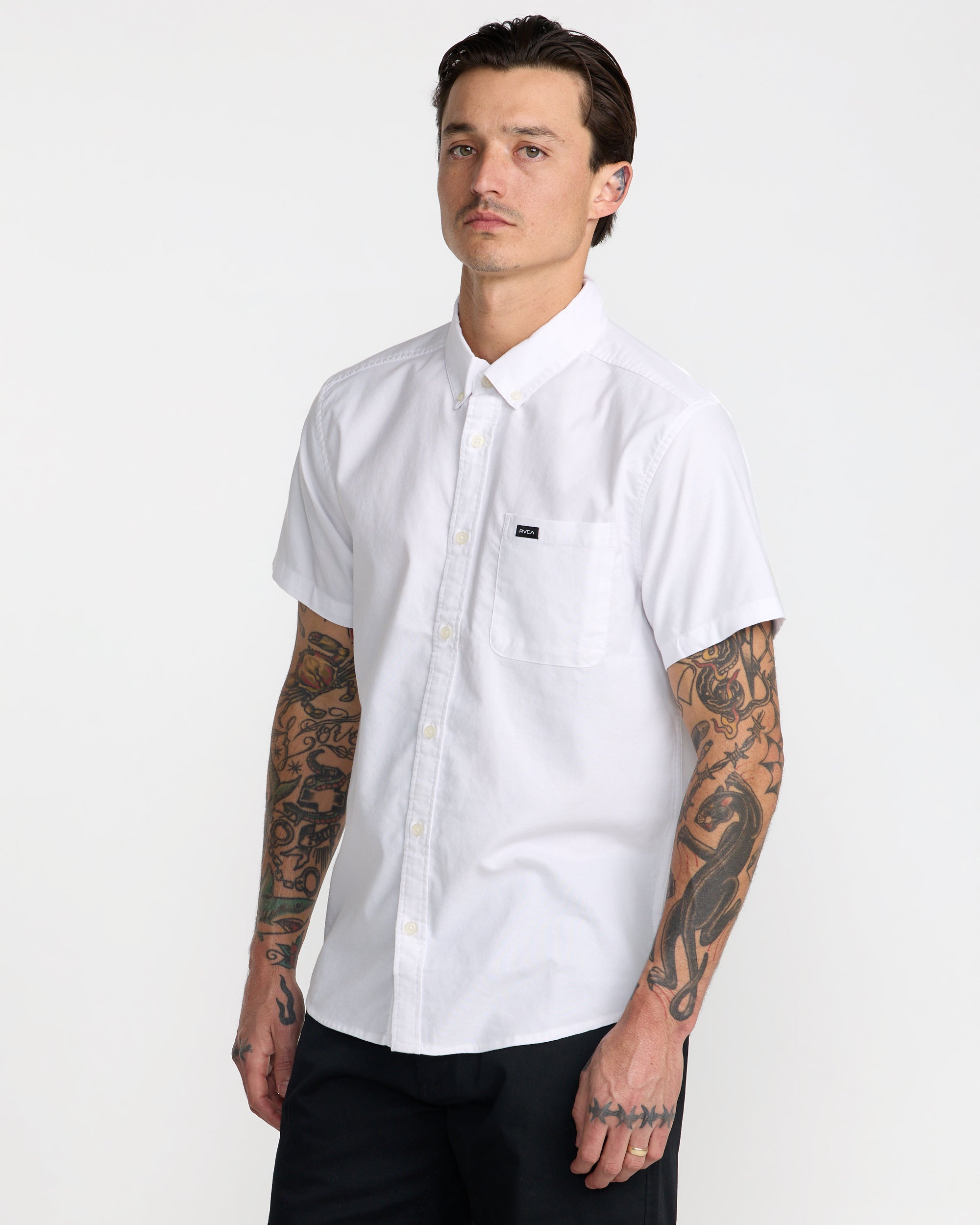 That'll Do Stretch Short Sleeve Shirt - White | RVCA outlet
