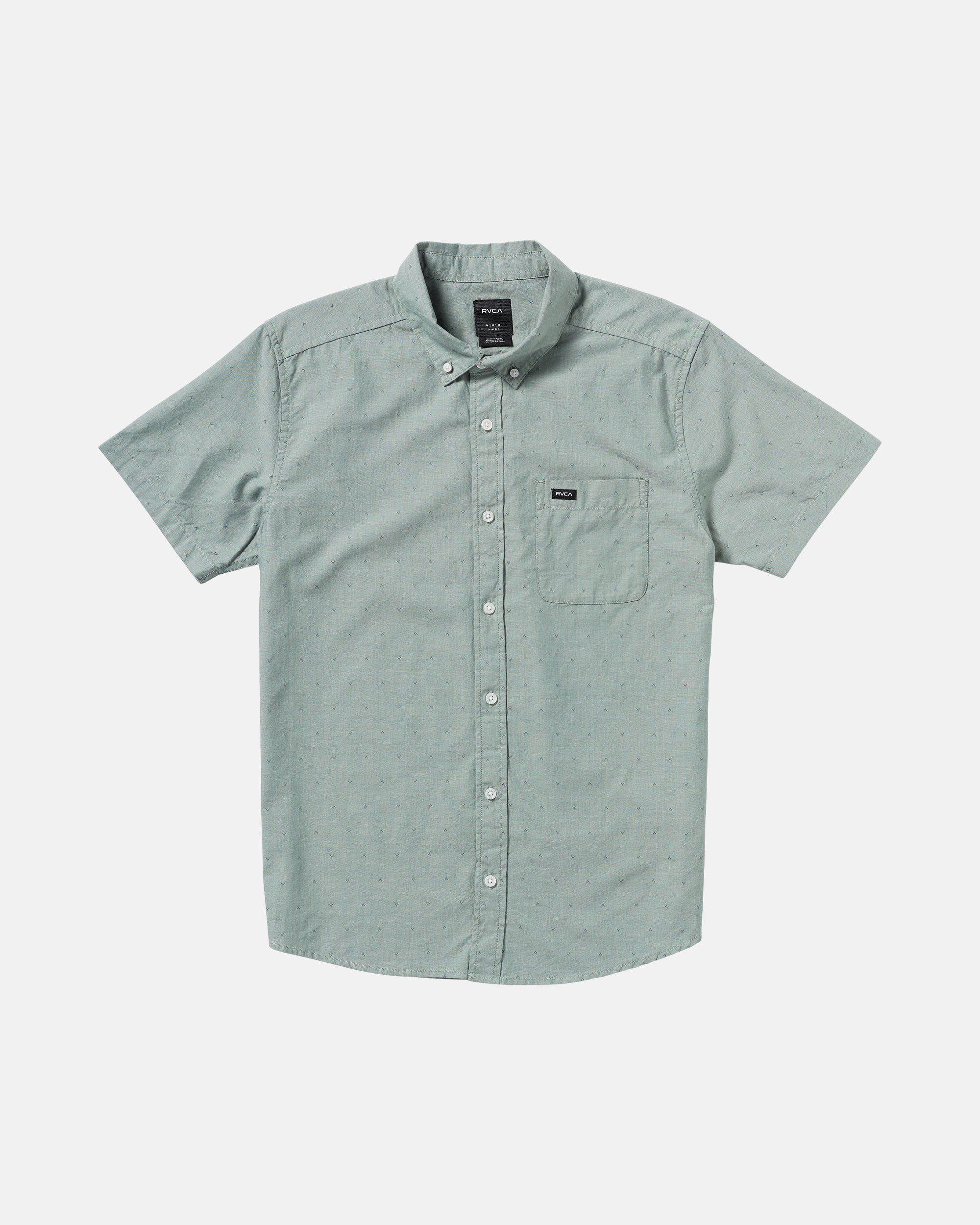 That'll Do Dobby Short Sleeve Shirt - Balsam Green | RVCA online