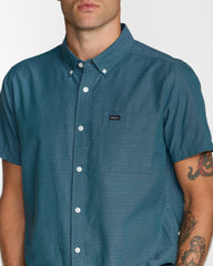 That'll Do Dobby Short Sleeve Shirt - Atlantic | RVCA on sale