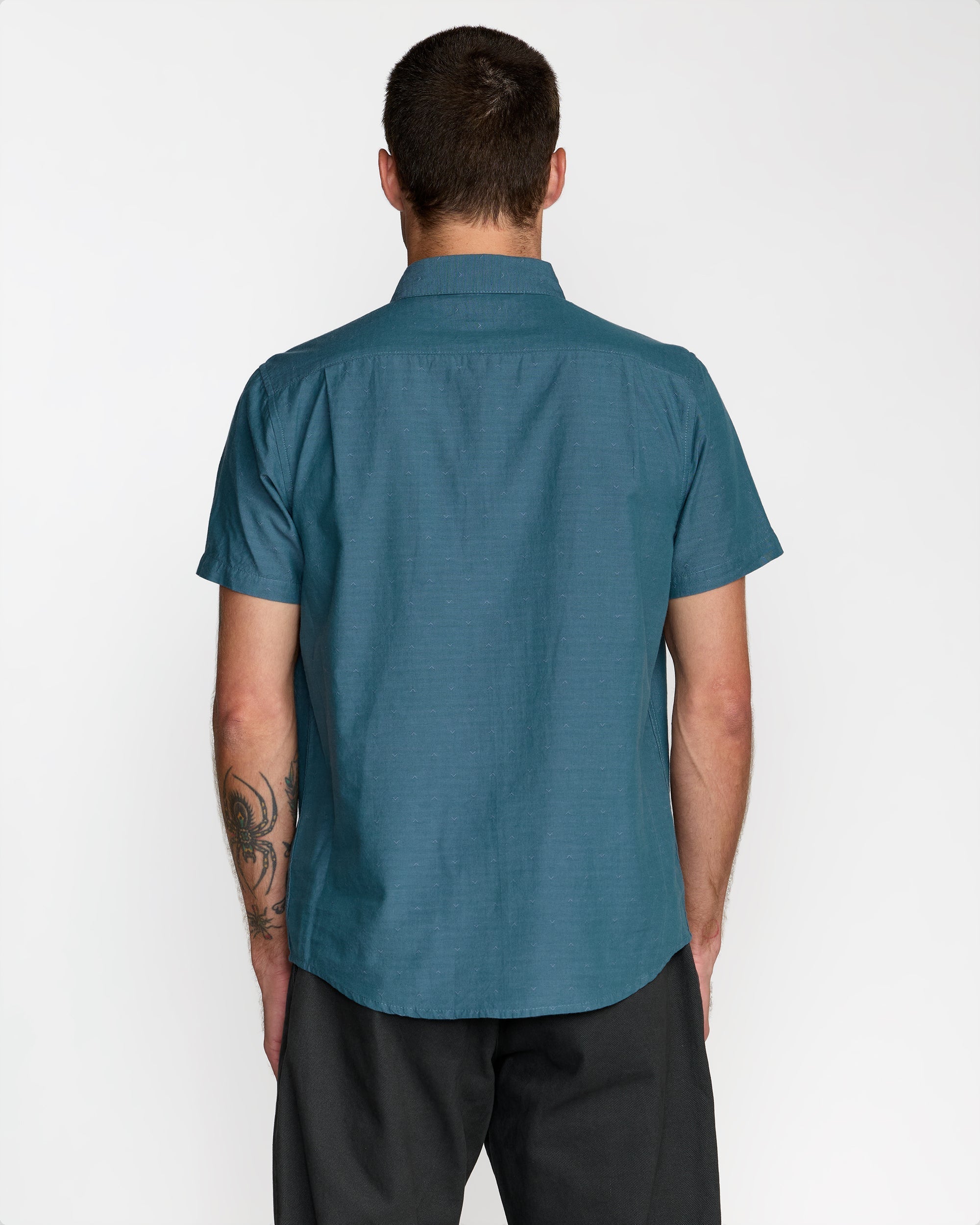 That'll Do Dobby Short Sleeve Shirt - Atlantic | RVCA on sale
