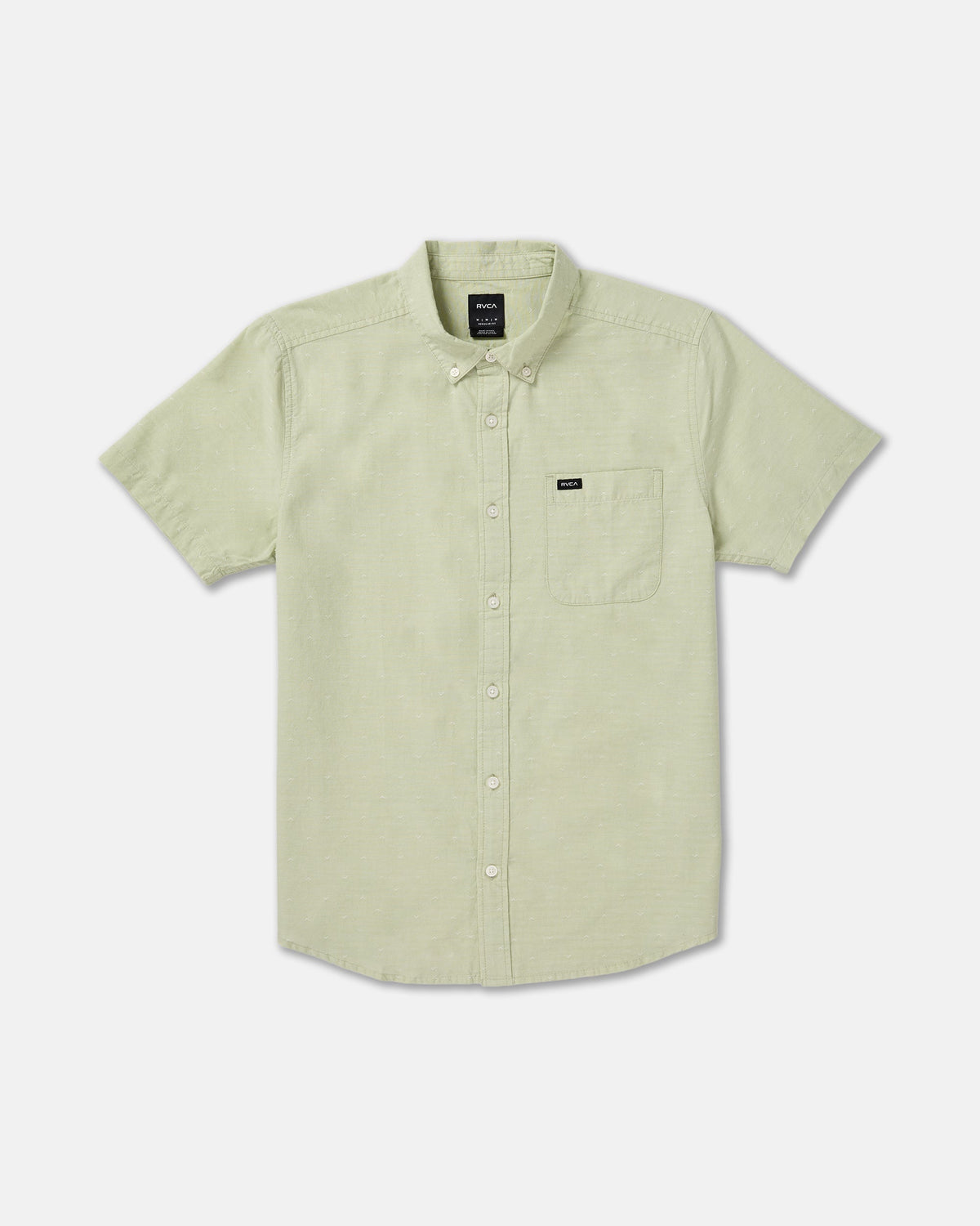 That'll Do Dobby Short Sleeve Shirt - Laurel Green | RVCA for sale