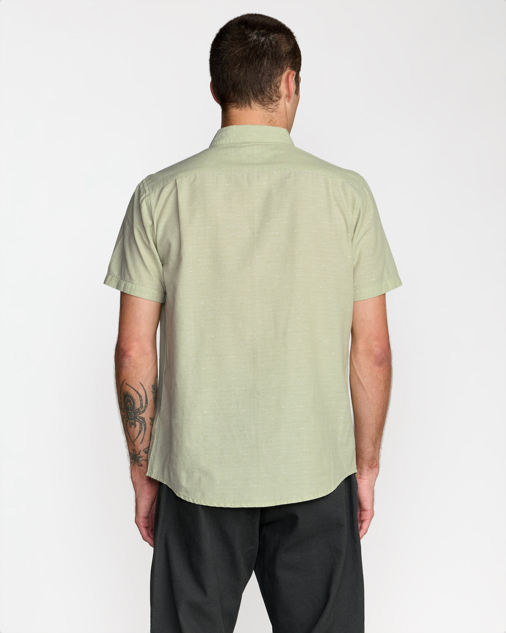 That'll Do Dobby Short Sleeve Shirt - Laurel Green | RVCA for sale