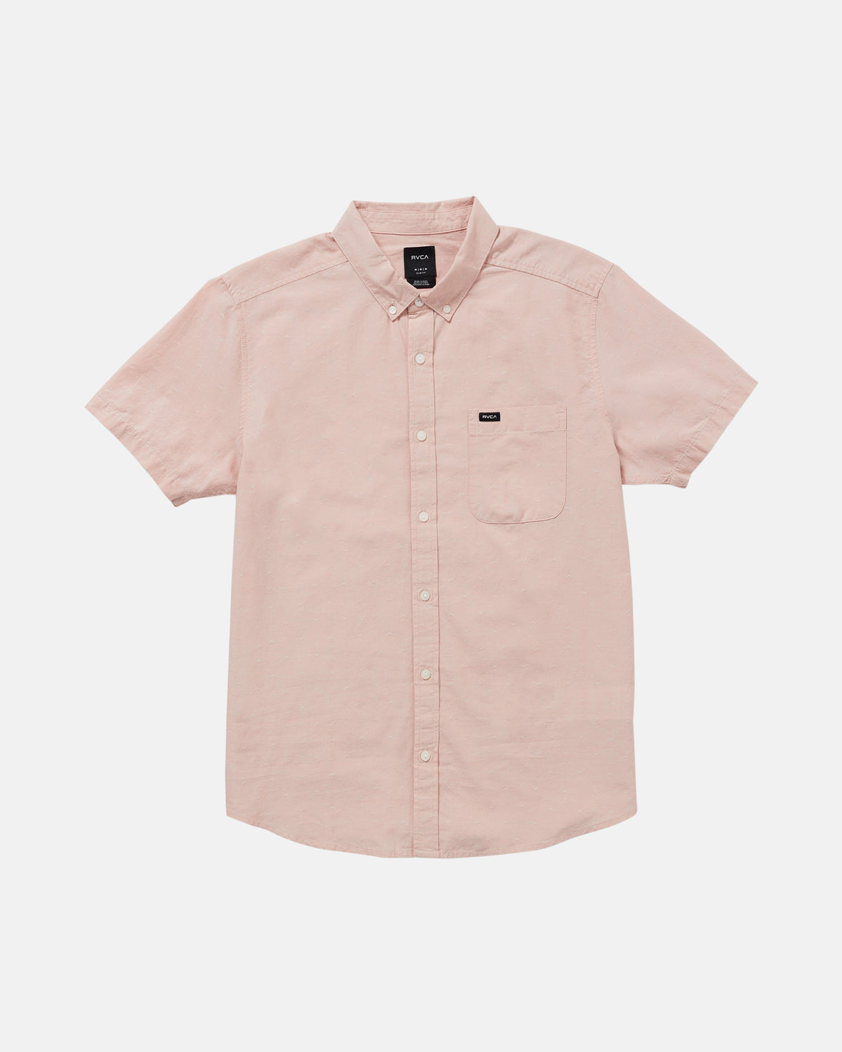 That'll Do Dobby Short Sleeve Shirt - Peach | RVCA near me