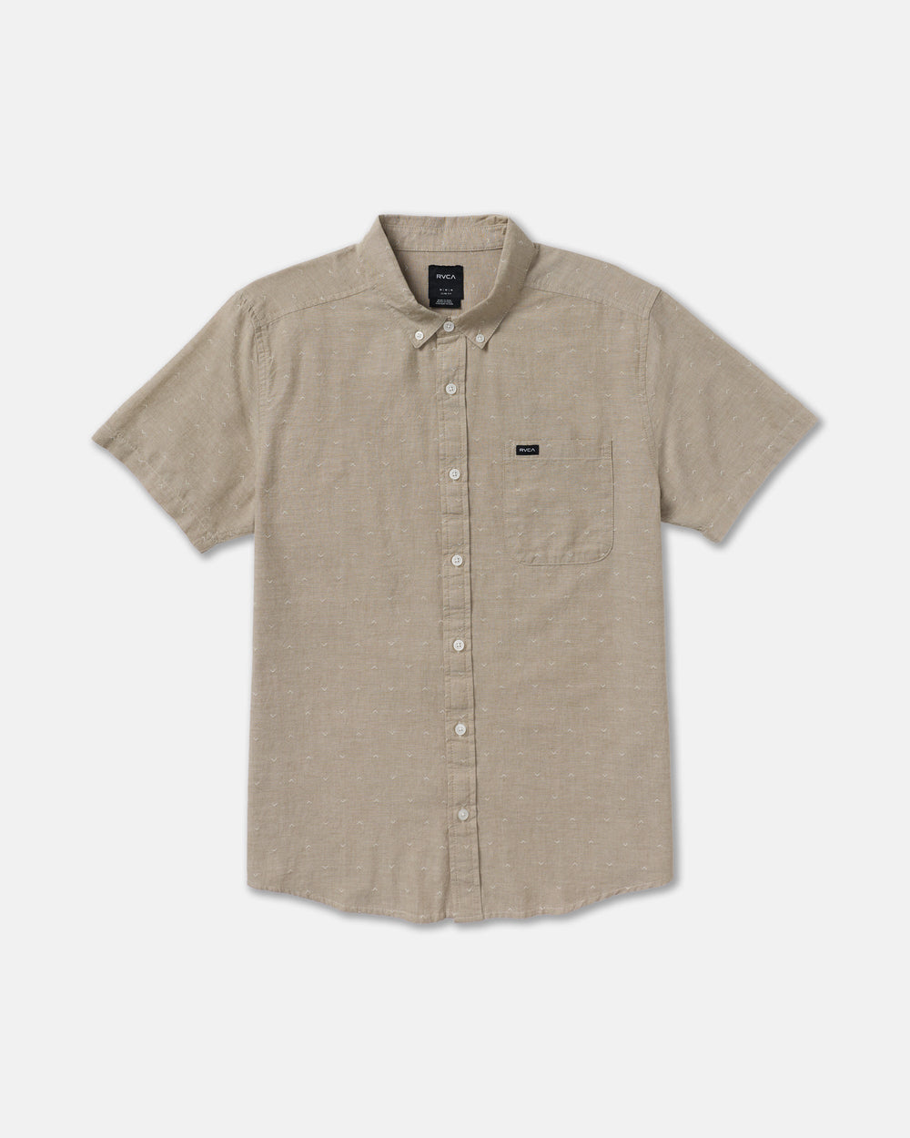 That'll Do Dobby Short Sleeve Shirt - Sand | RVCA for sale