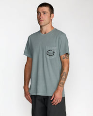 Island Hex Pocket Short Sleeve Tee - Lead | RVCA sale