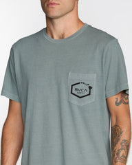 Island Hex Pocket Short Sleeve Tee - Lead | RVCA sale