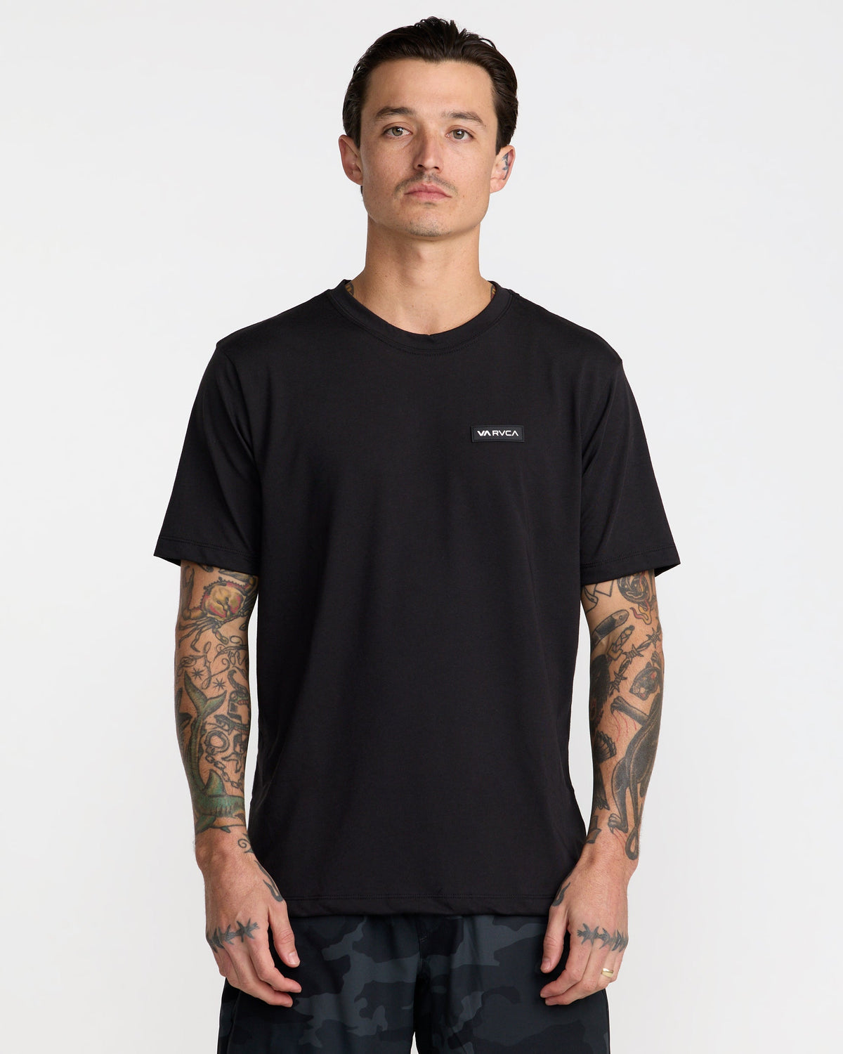 Icon Short Sleeve Tee - Black | RVCA near me