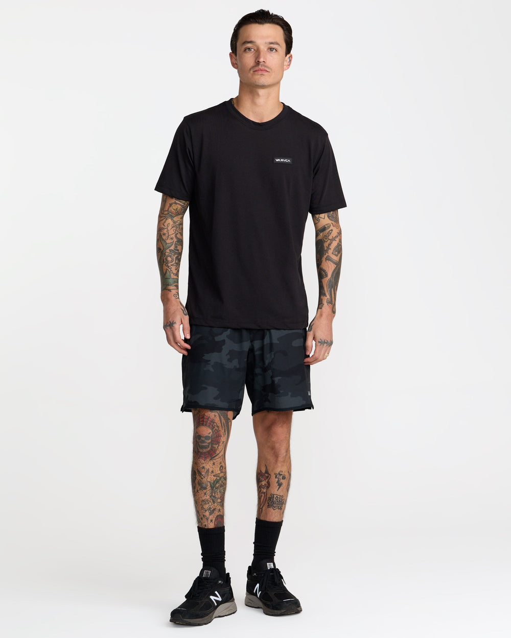 Icon Short Sleeve Tee - Black | RVCA near me