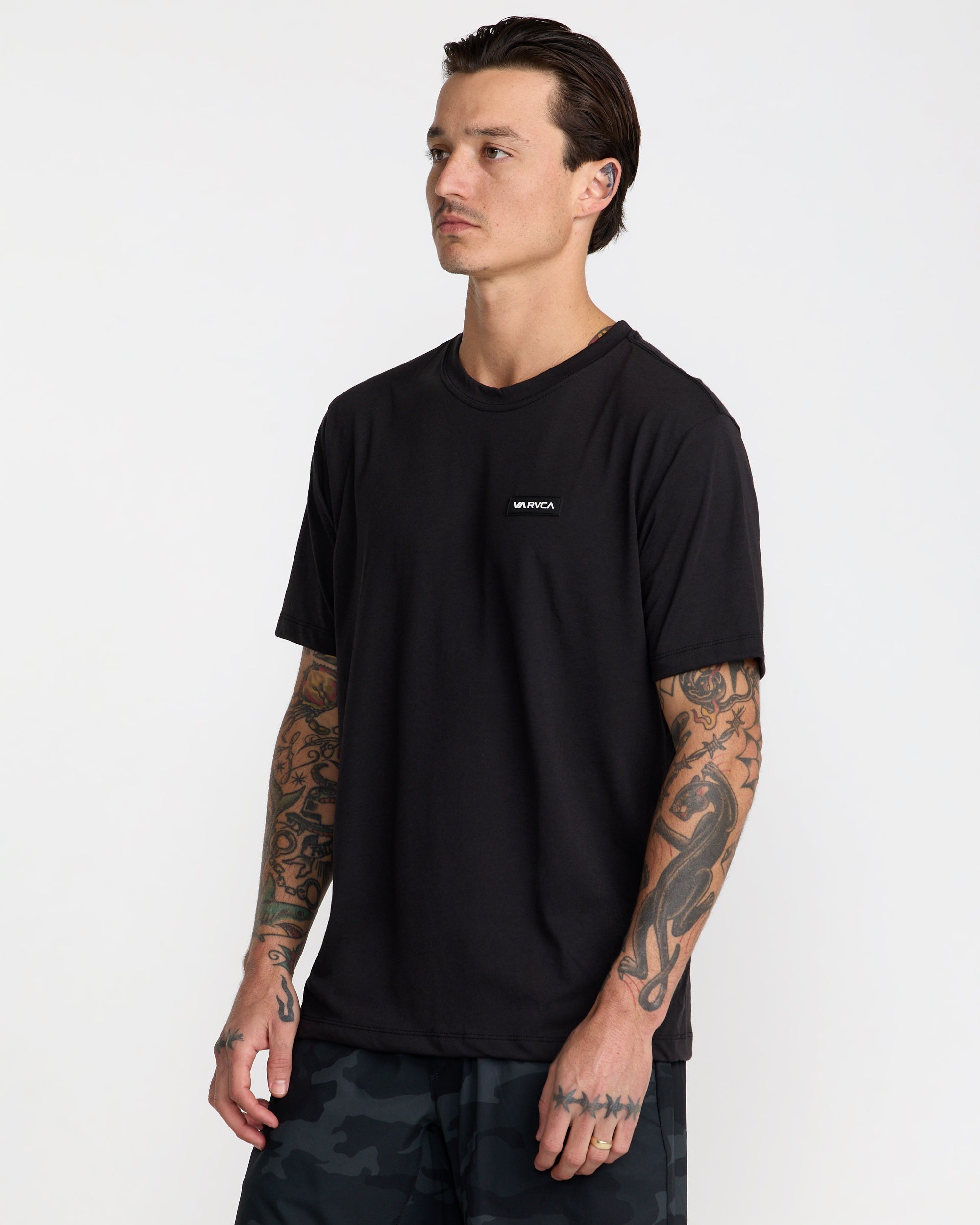 Icon Short Sleeve Tee - Black | RVCA near me