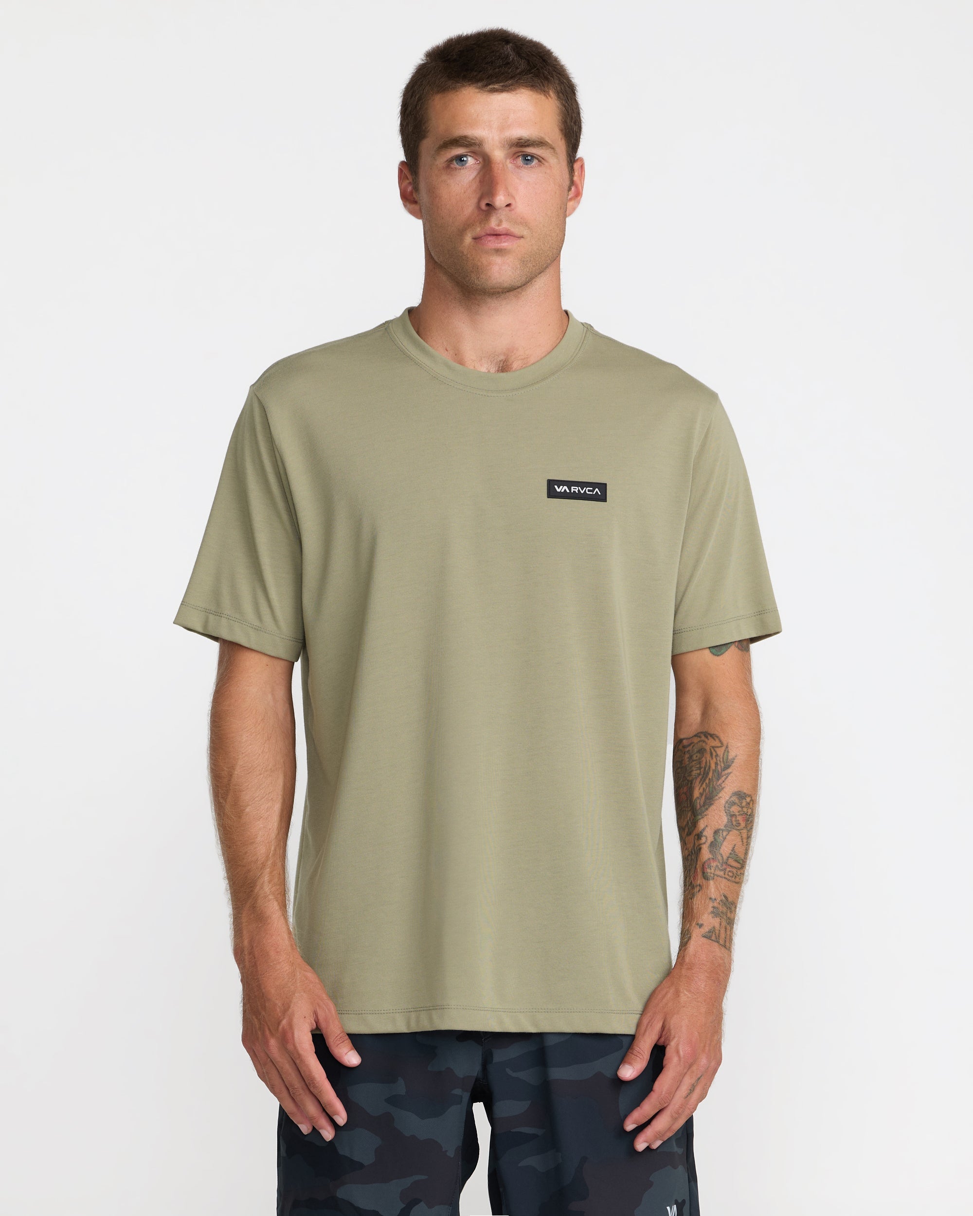 Icon Short Sleeve Tee - Covert Green | RVCA online