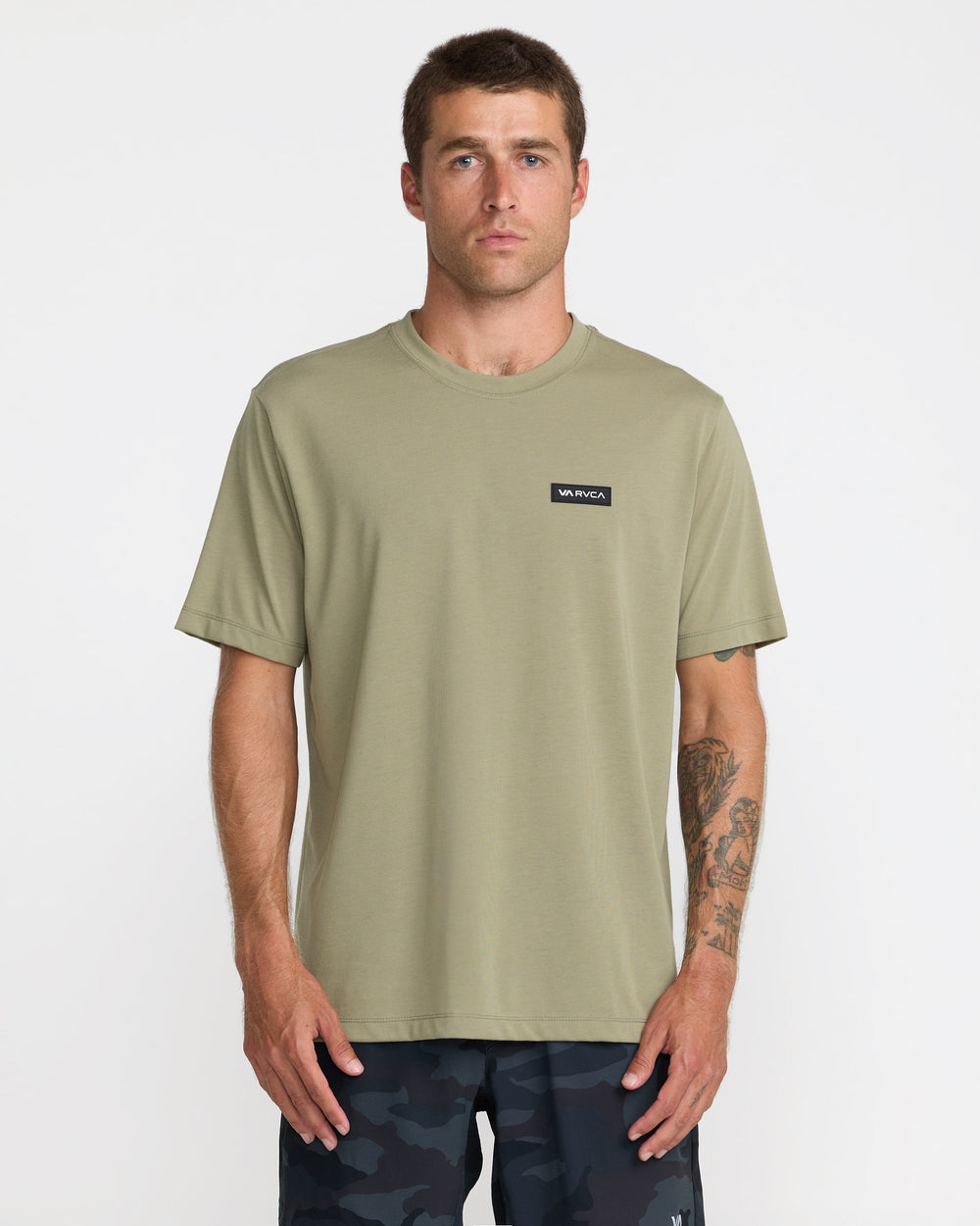 Icon Short Sleeve Tee - Covert Green | RVCA online
