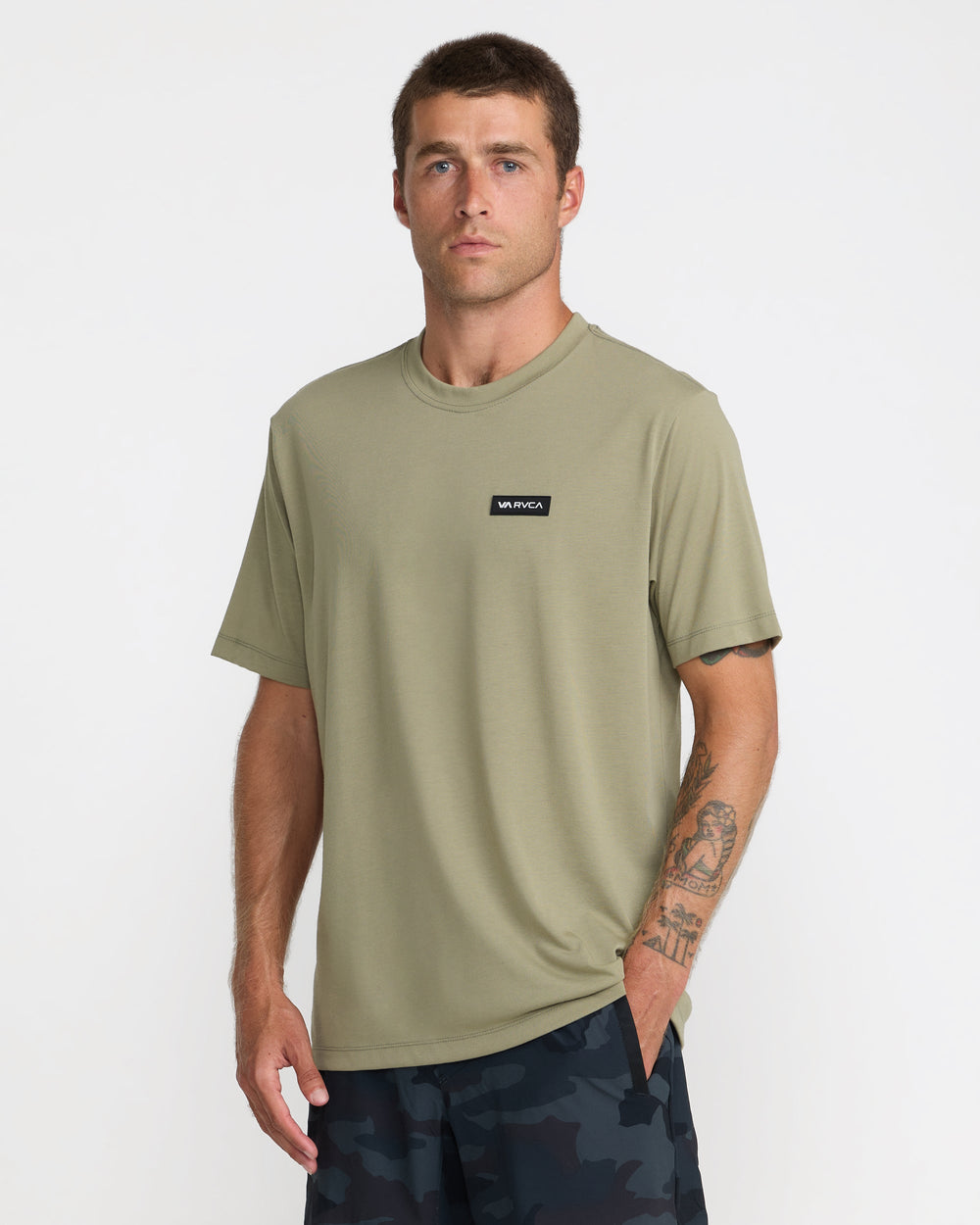 Icon Short Sleeve Tee - Covert Green | RVCA online