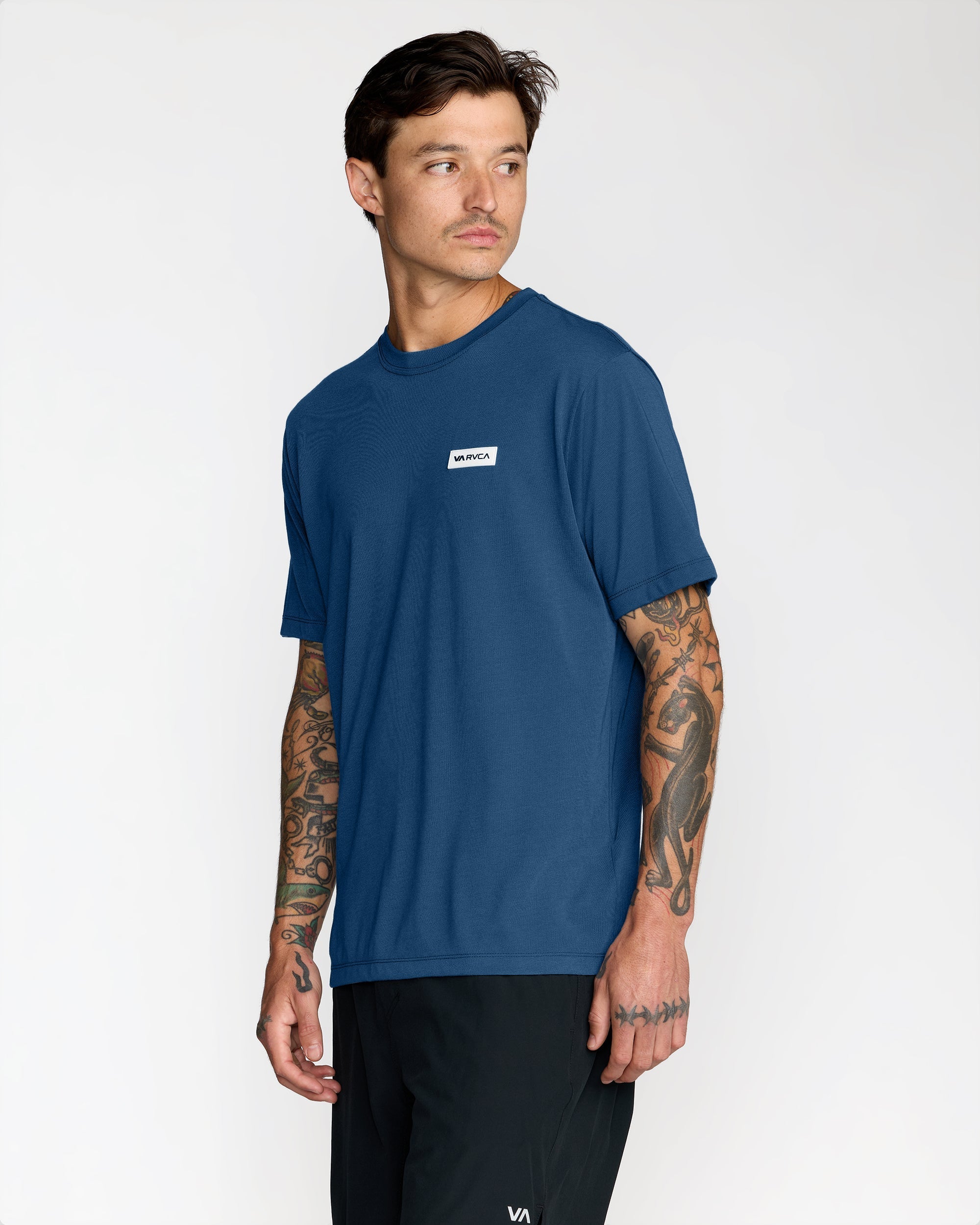 Icon Short Sleeve Tee - Dark Denim | RVCA sale
